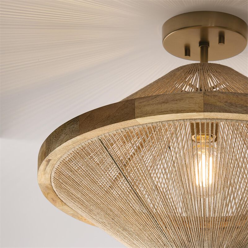 Maya 20 Inch Semi Flush Mount by Capital Lighting Fixture Company