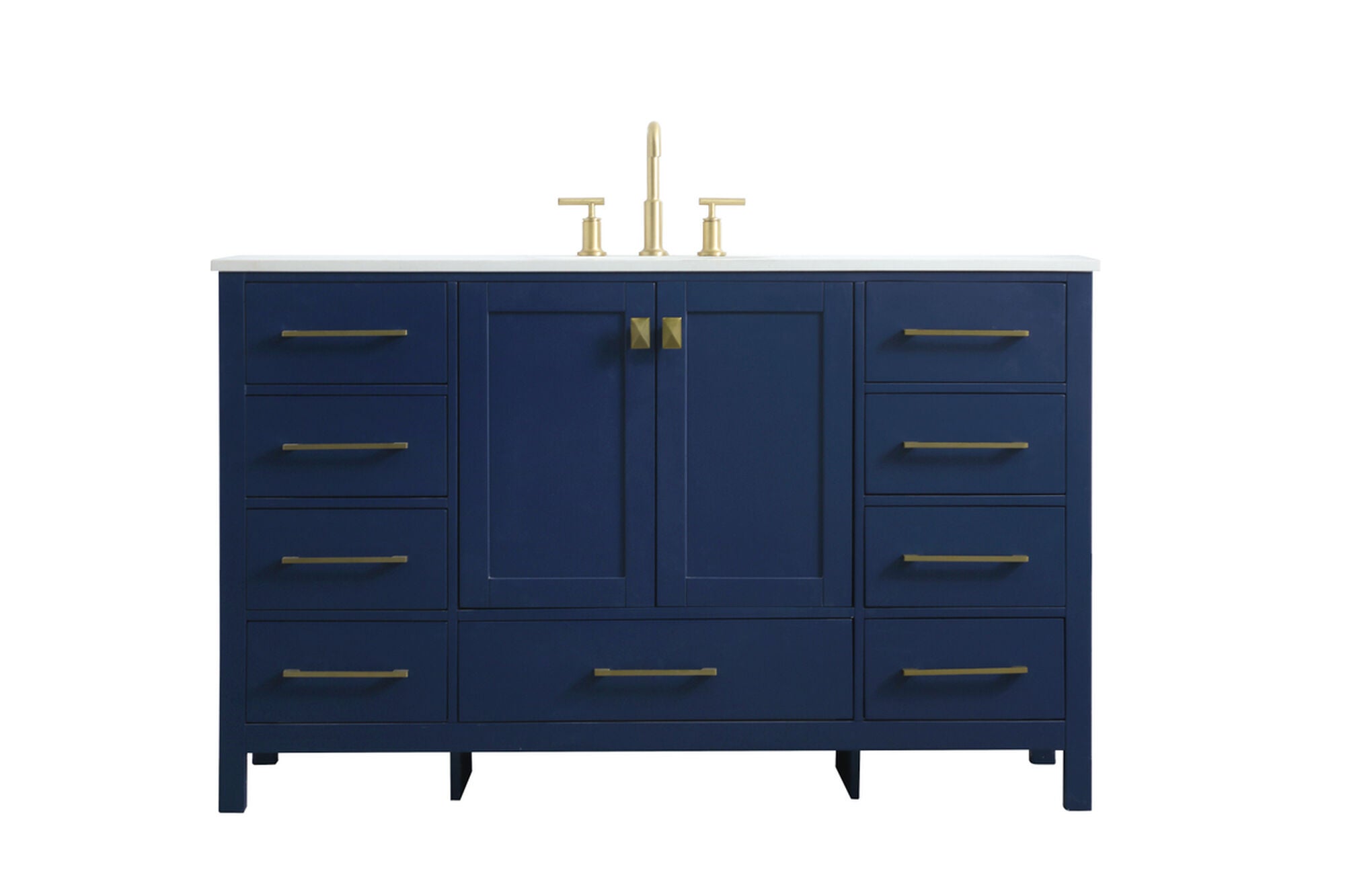 Shown in Blue finish