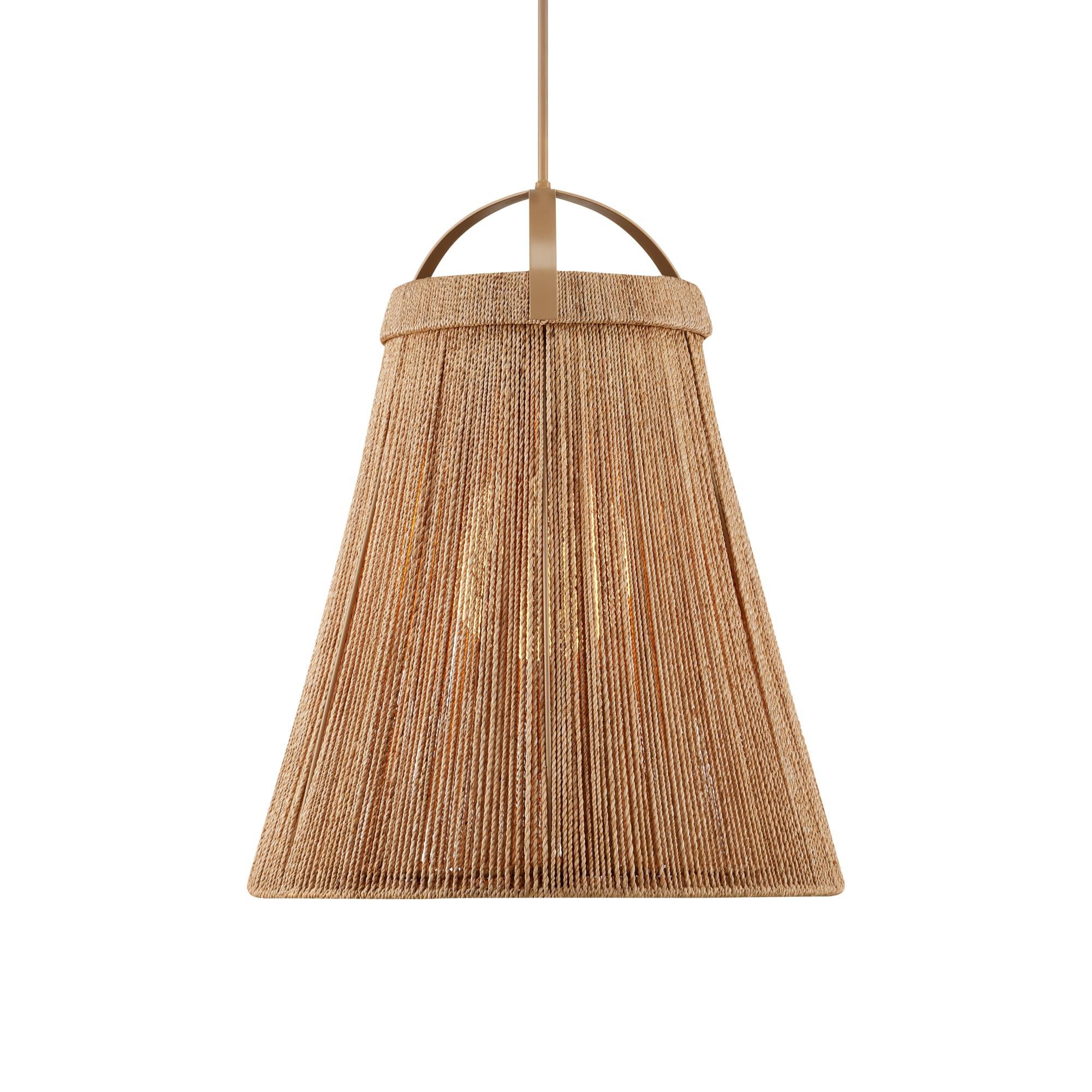Shown in Natural finish and Abaca Rope shade