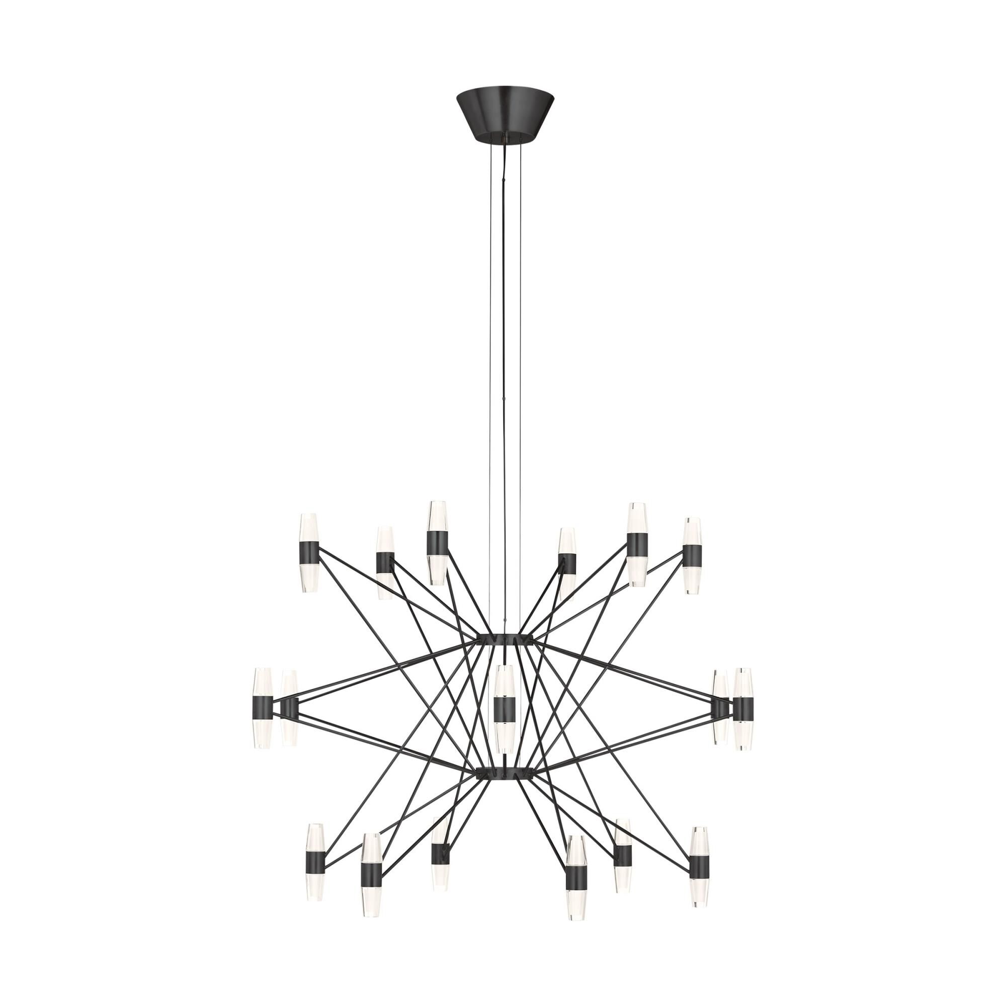 Sean Lavin Lassell 38 Inch 36 Light Chandelier by Visual Comfort Modern Collection