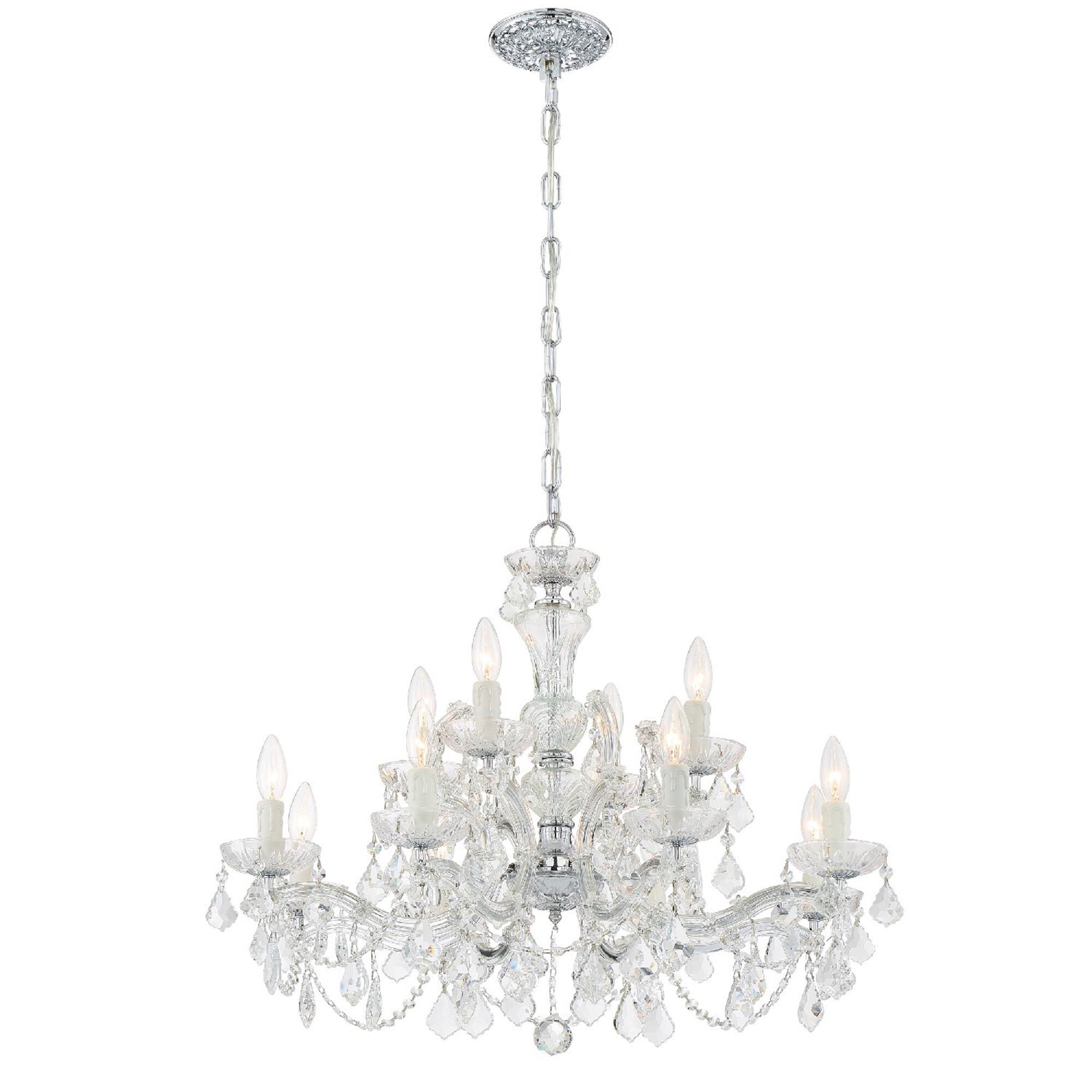 Maria Theresa 29 Inch 12 Light Chandelier,