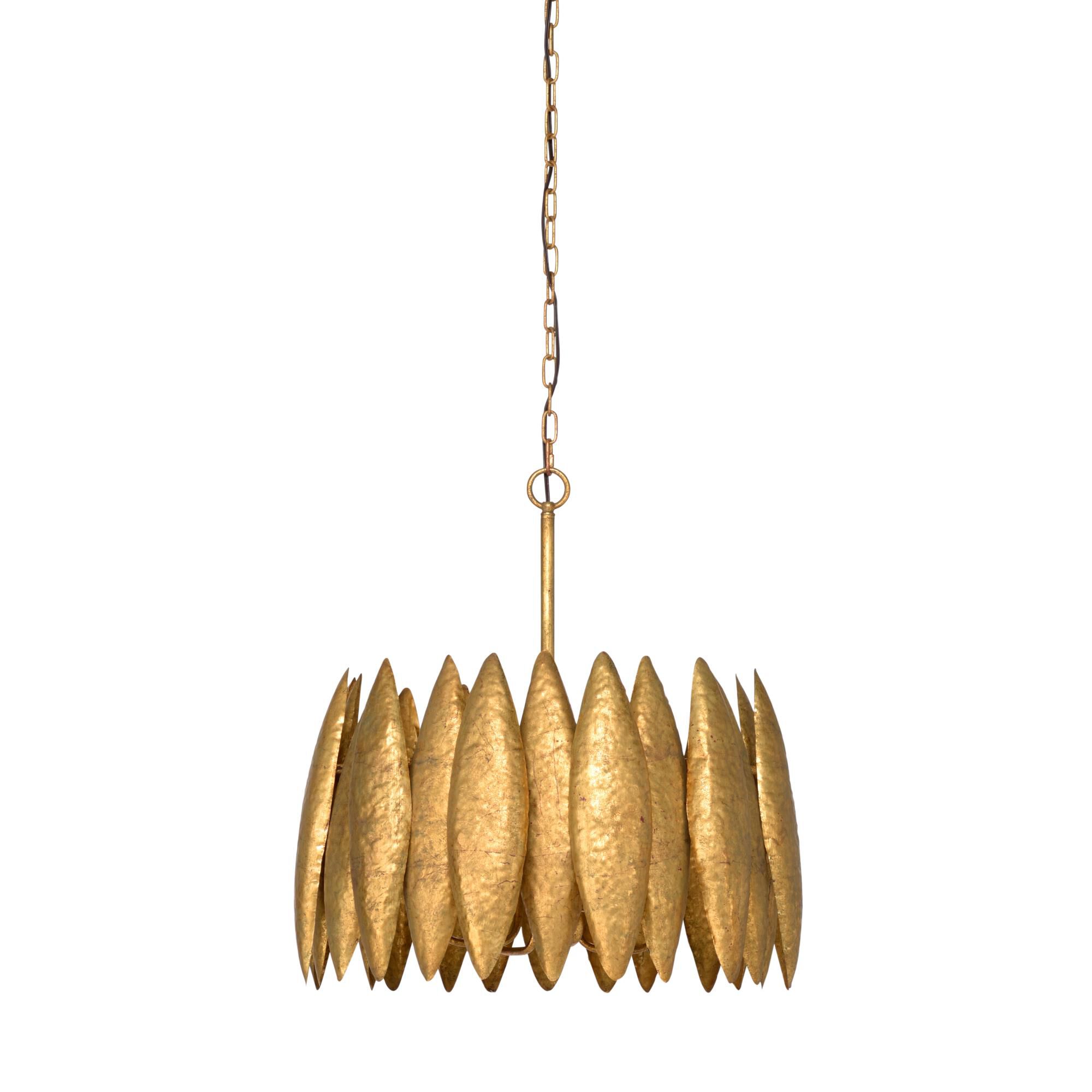 Shown in Antique Gold Leaf finish