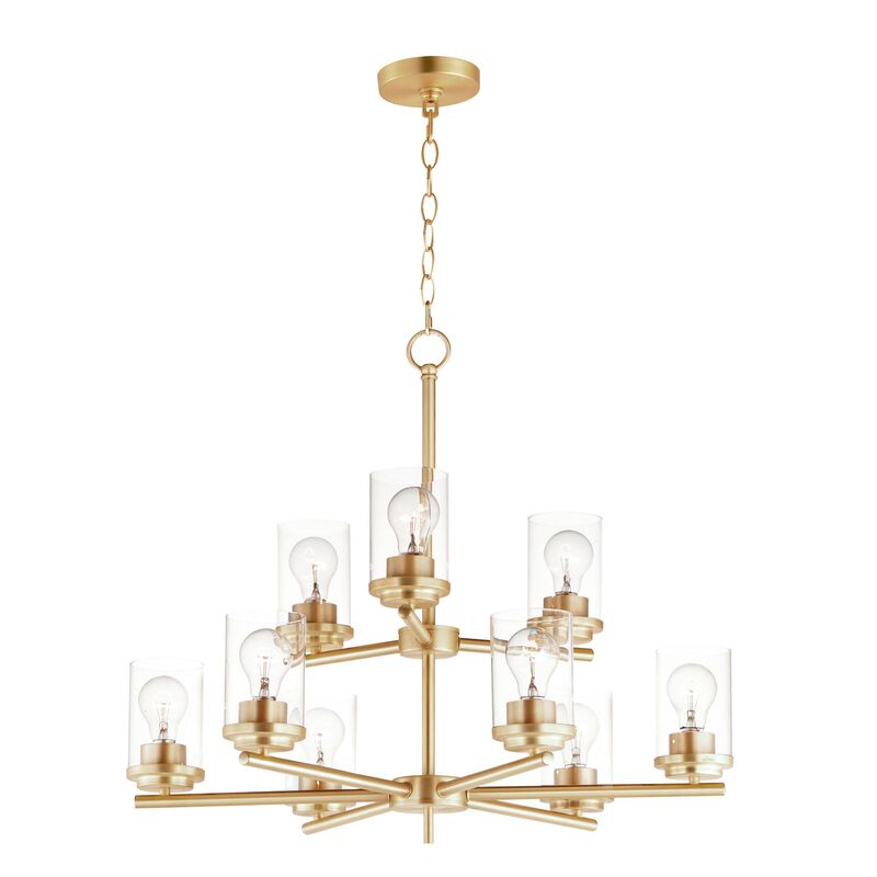 Corona 28 Inch 9 Light Chandelier by Maxim Lighting