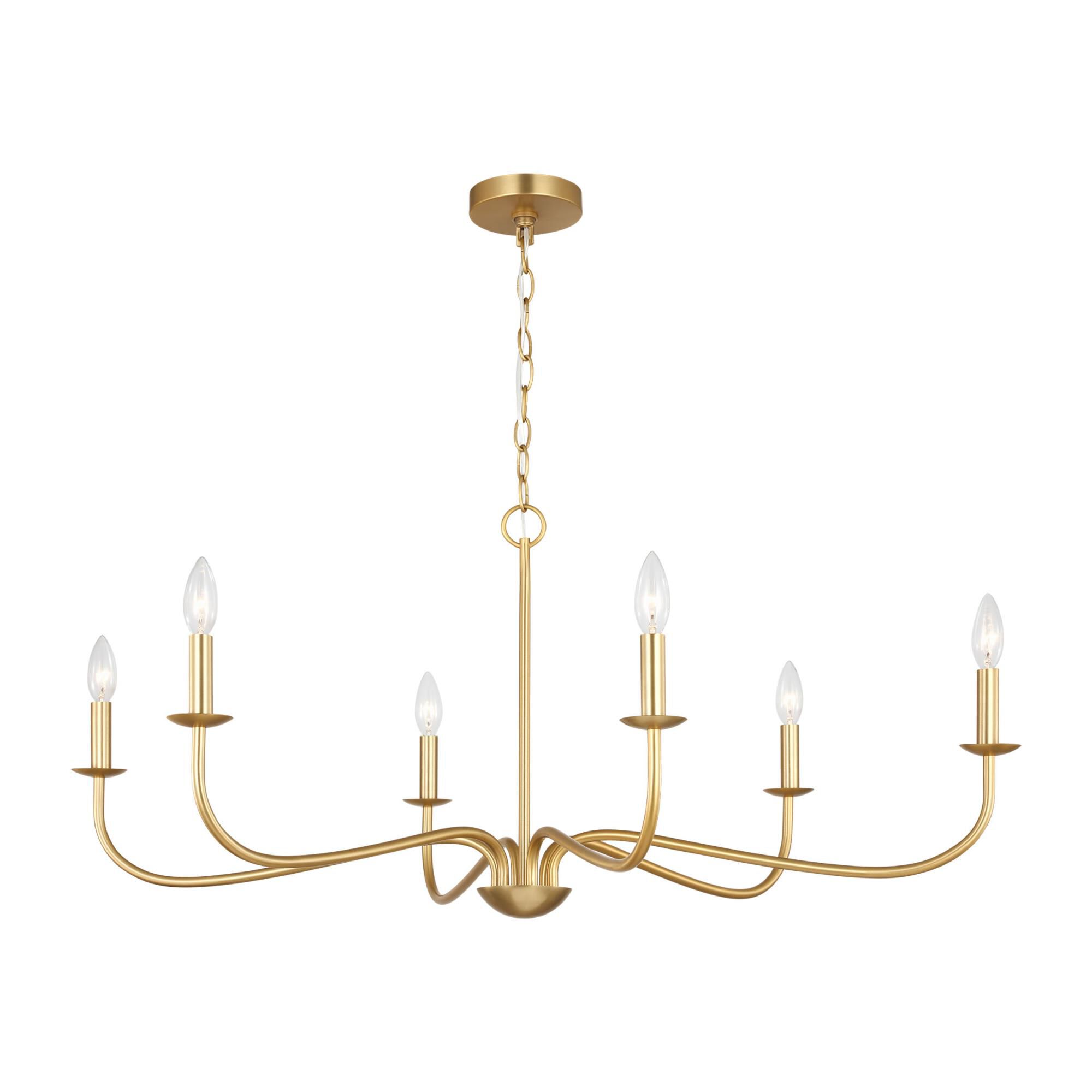 Abells 40 Inch Chandelier by Generation Lighting