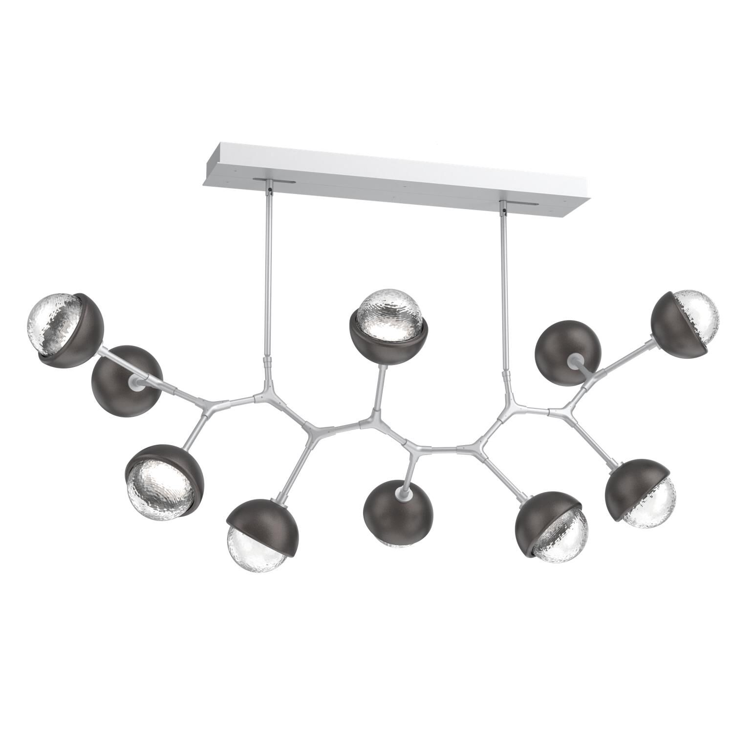 Levi Wilson Cabochon 56 Inch Linear Suspension Light by Hammerton Studio