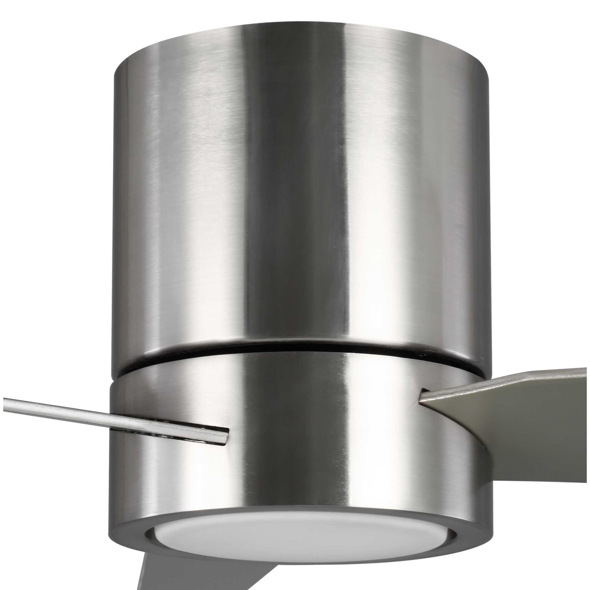 Shown in Brushed Nickel finish and White Opal Shatterproof glass