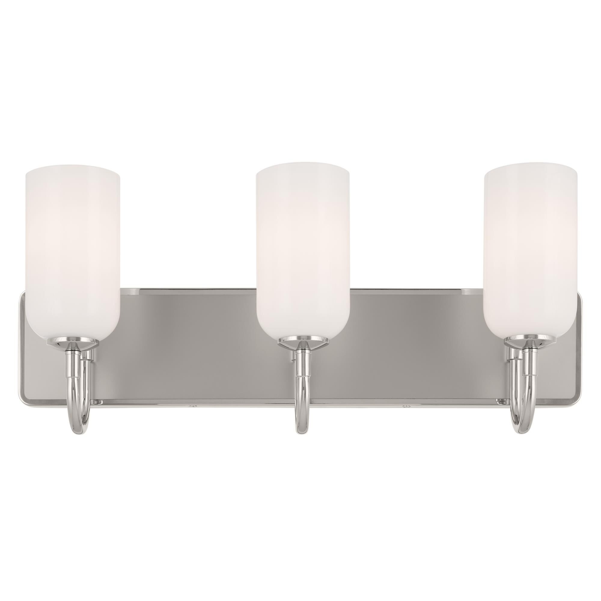 Shown in Polished Nickel finish and Opal glass