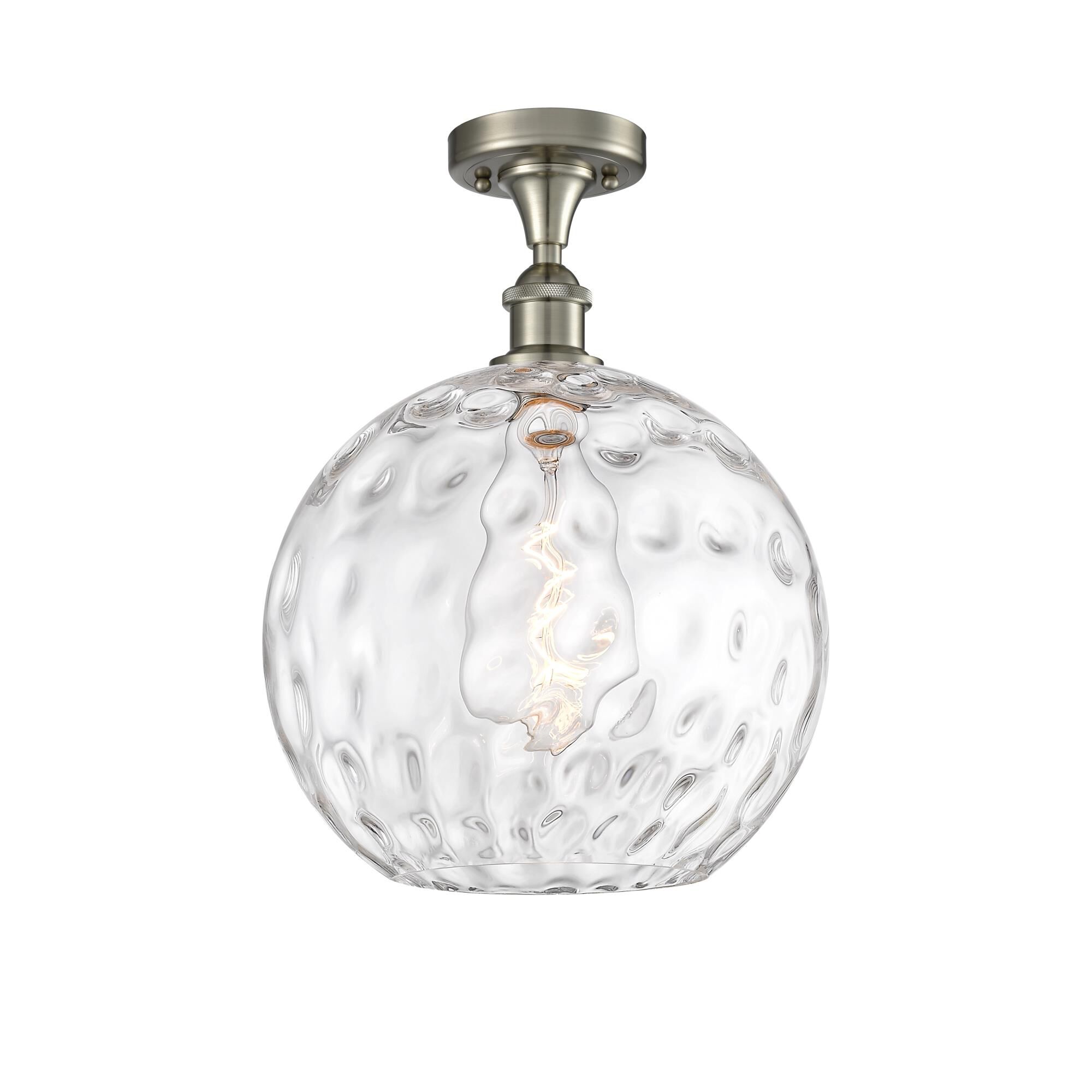 Bruno Marashlian Athens Water Glass 12 Inch 1 Light Semi Flush Mount by Innovations Lighting