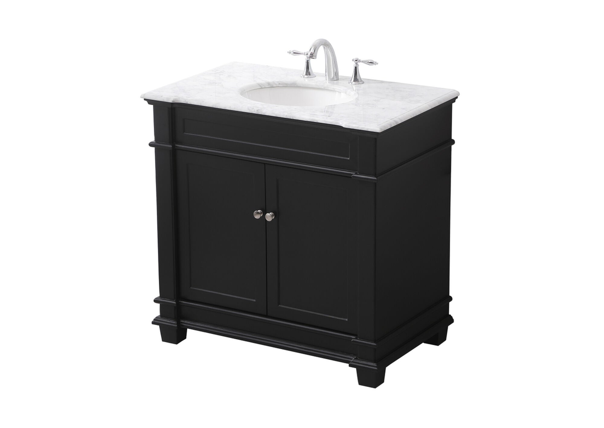 Shown in Black finish