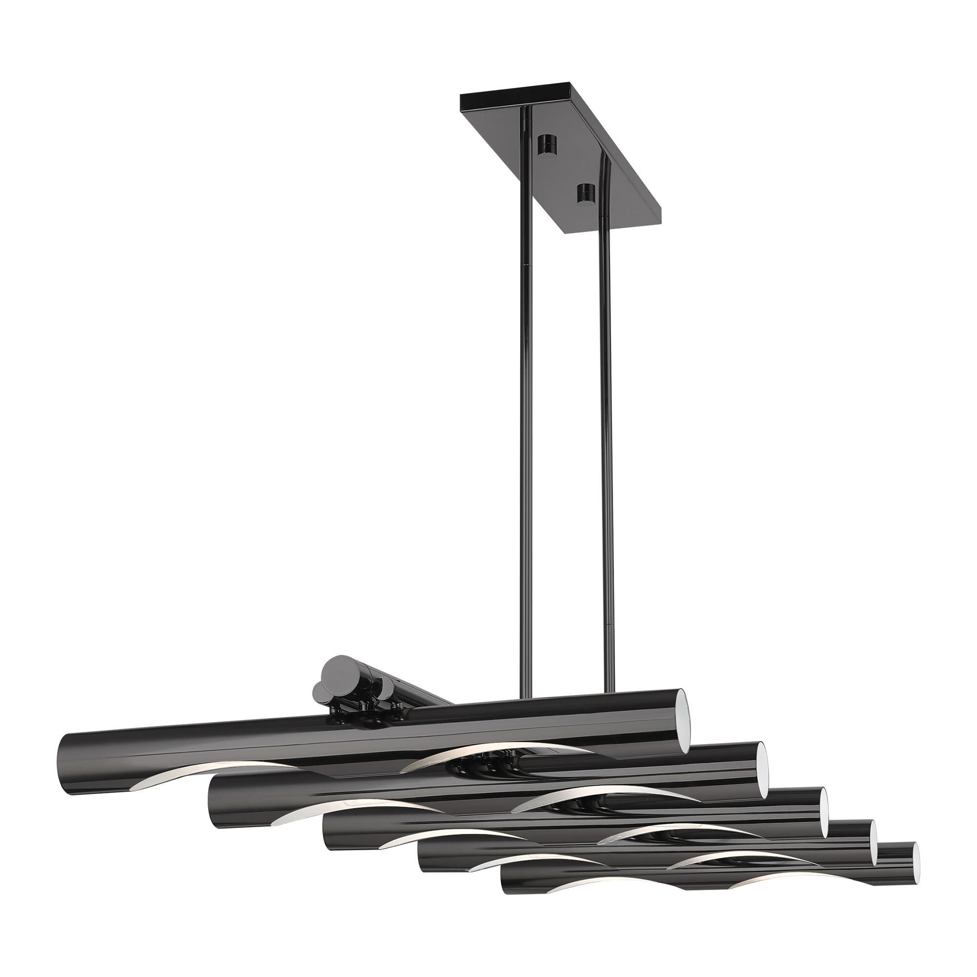 Acra 50 Inch 10 Light Linear Suspension Light by Livex Lighting