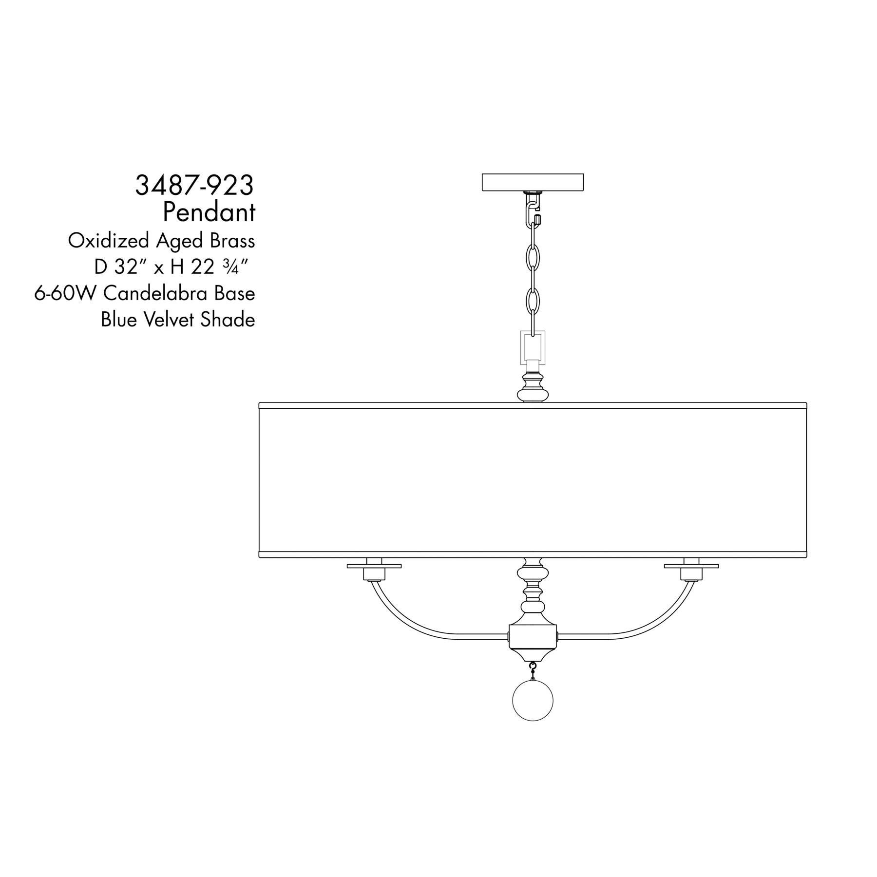 Van Noord 32 Inch Chandelier by Minka Lavery