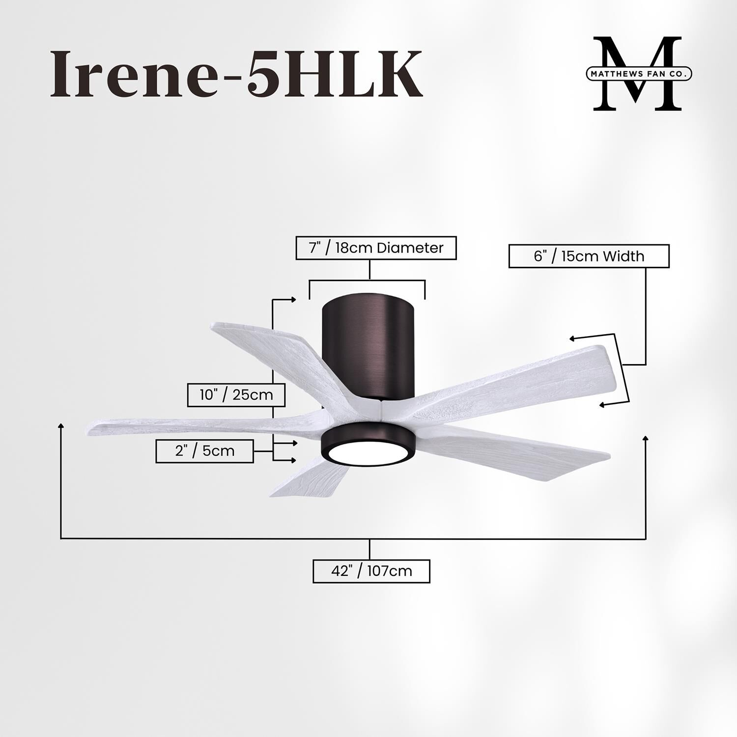 Shown in Brushed Bronze finish