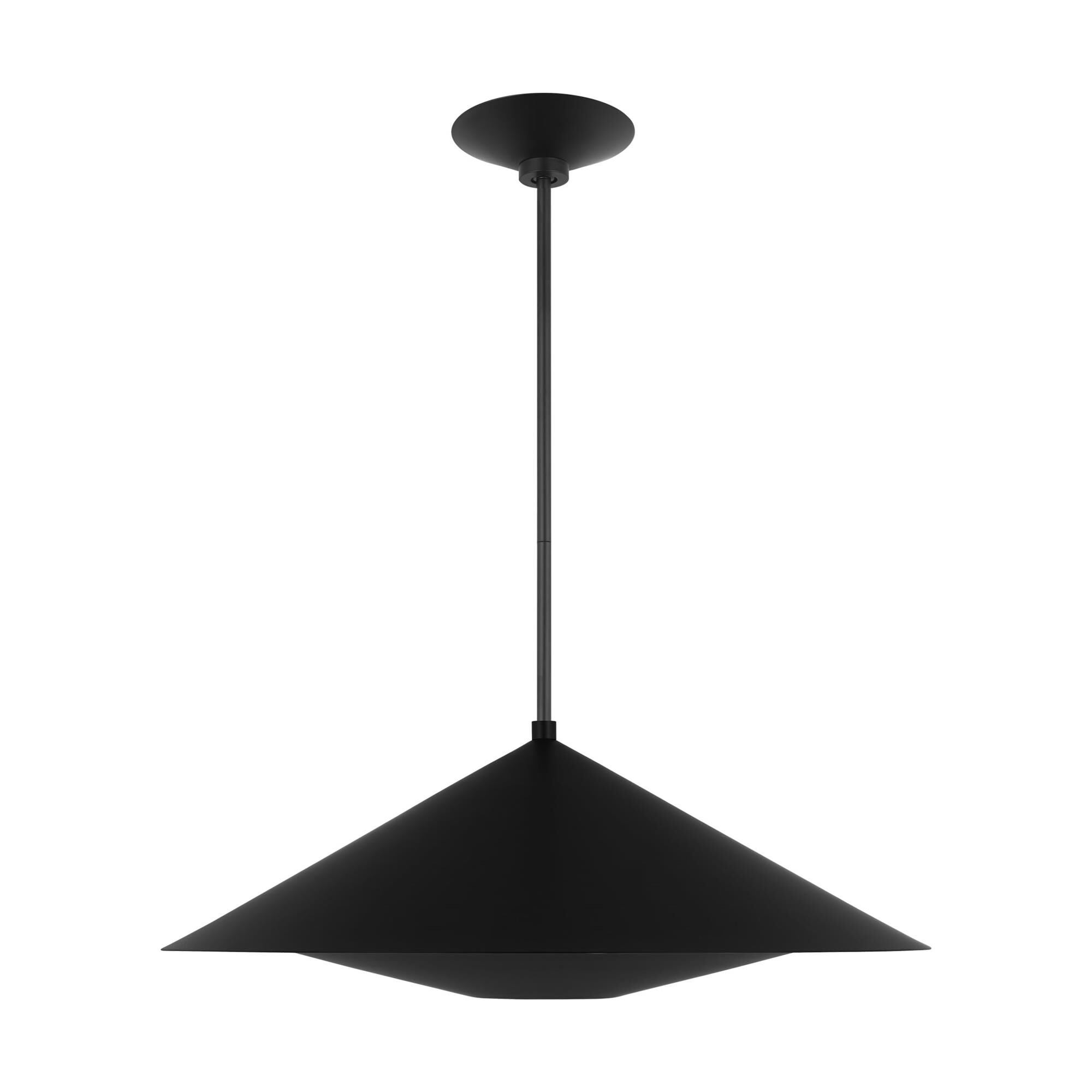 Shown in Midnight Black finish and Sandblast Inside and Clear Outside glass