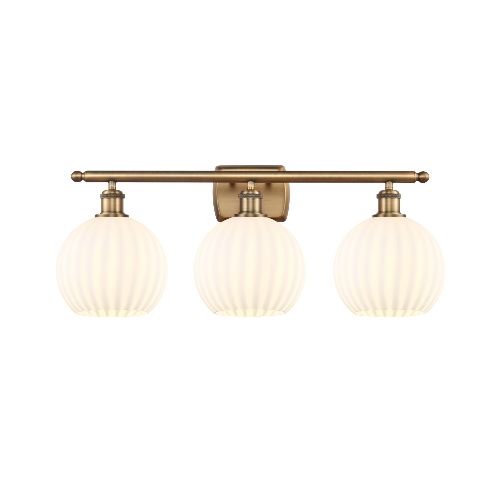 Bruno Marashlian White Venetian 28 Inch Bath Vanity Light by Innovations Lighting