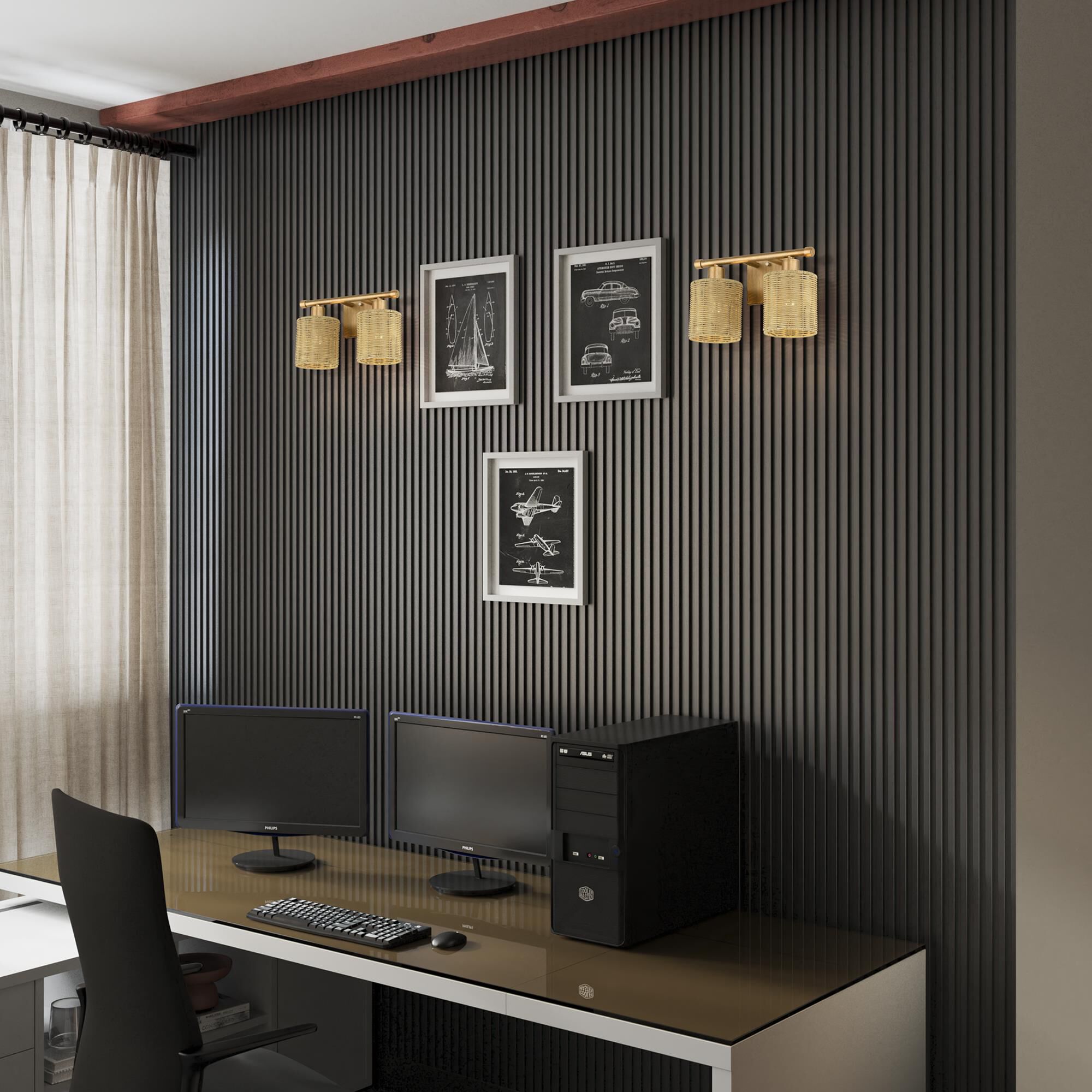 Weavington 14 Inch Bath Vanity Light by Livex Lighting