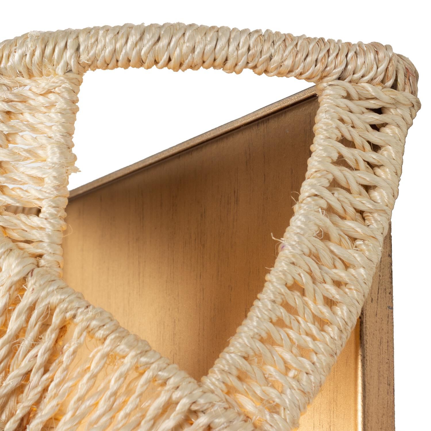 Shown in Modern Gold and White finish