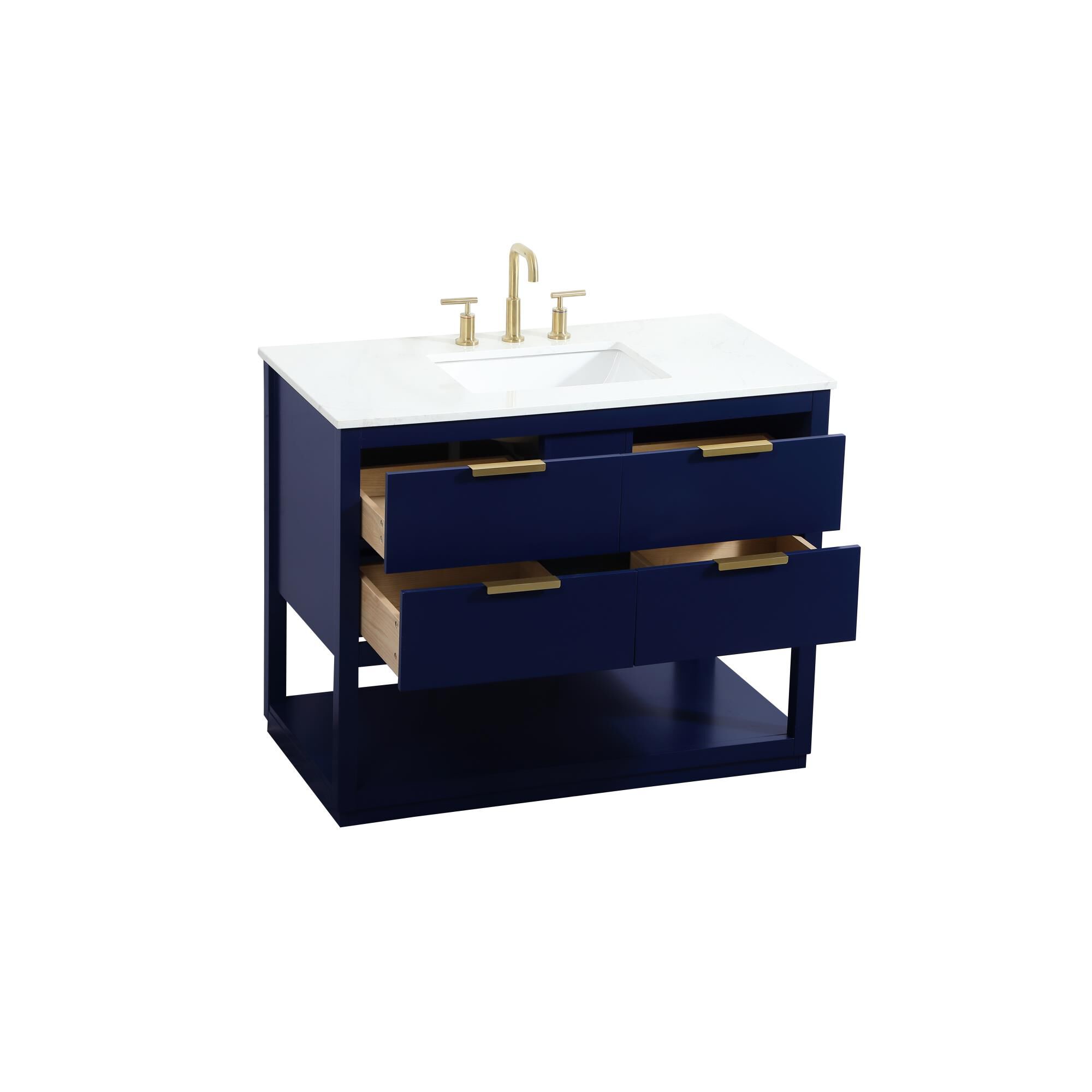 Shown in Blue finish