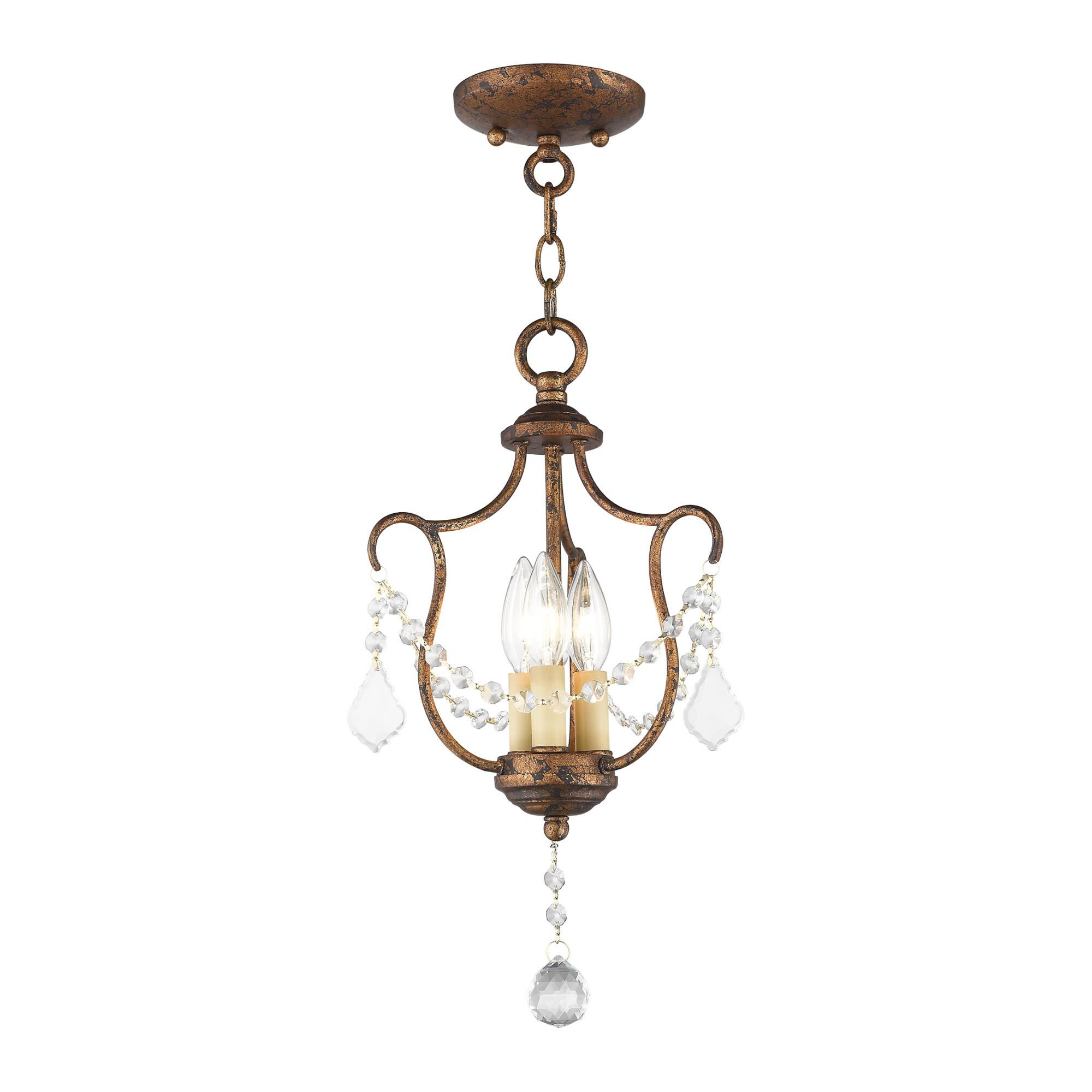 Chesterfield 10 Inch Cage Pendant by Livex Lighting