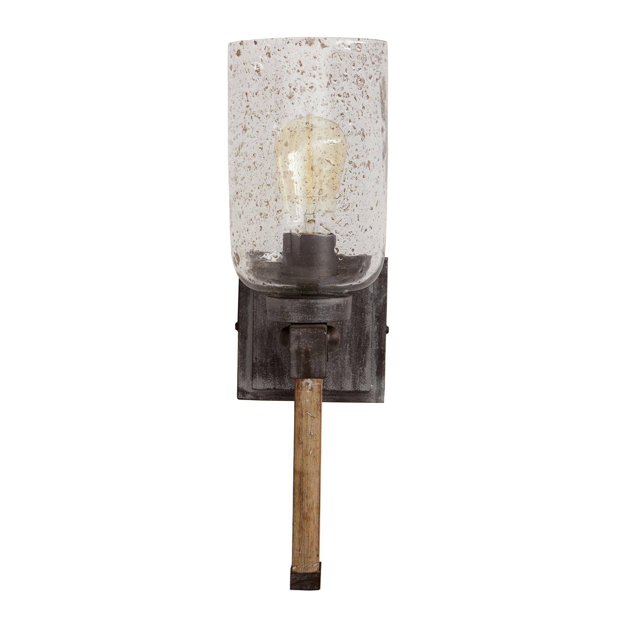 Shown in Urban Wash finish and Stone Seeded glass