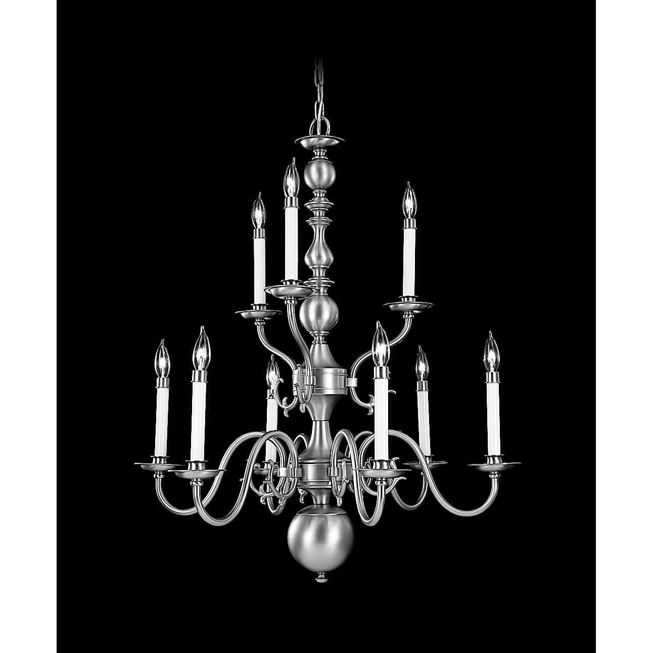 Jamestown 30 Inch 9 Light Chandelier by Framburg