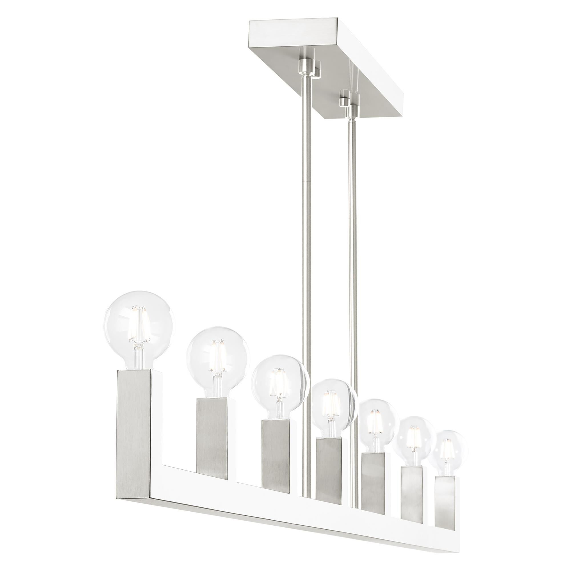 Solna 70 Inch 7 Light Linear Suspension Light by Livex Lighting