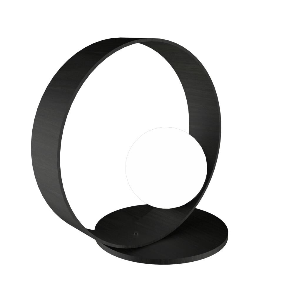 Shown in Charcoal finish and Frosted glass