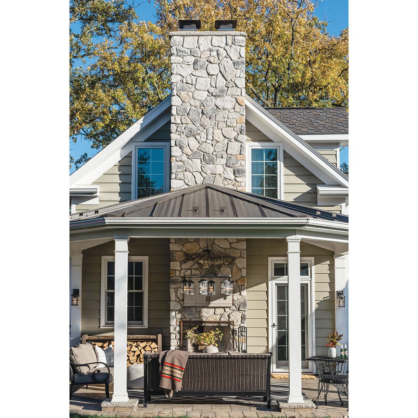 Lakehouse 29 Inch Tall 6 Light Outdoor Hanging Lantern by Hinkley Lighting