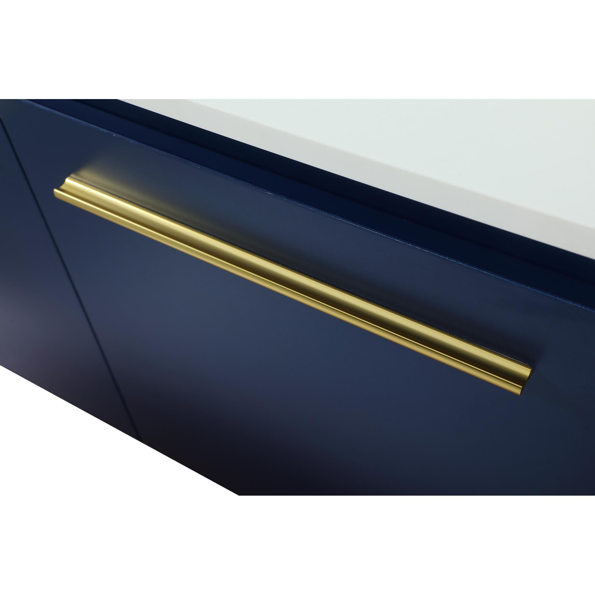 Shown in Blue finish