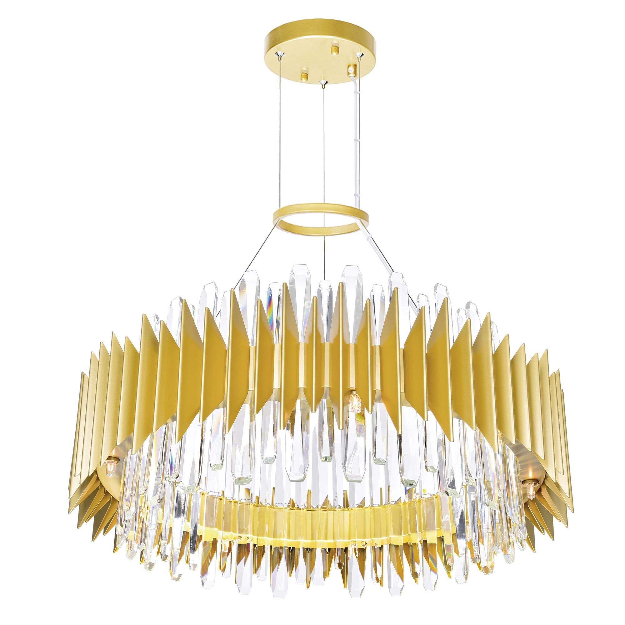 Cityscape 28 Inch 18 Light Chandelier by CWI Lighting