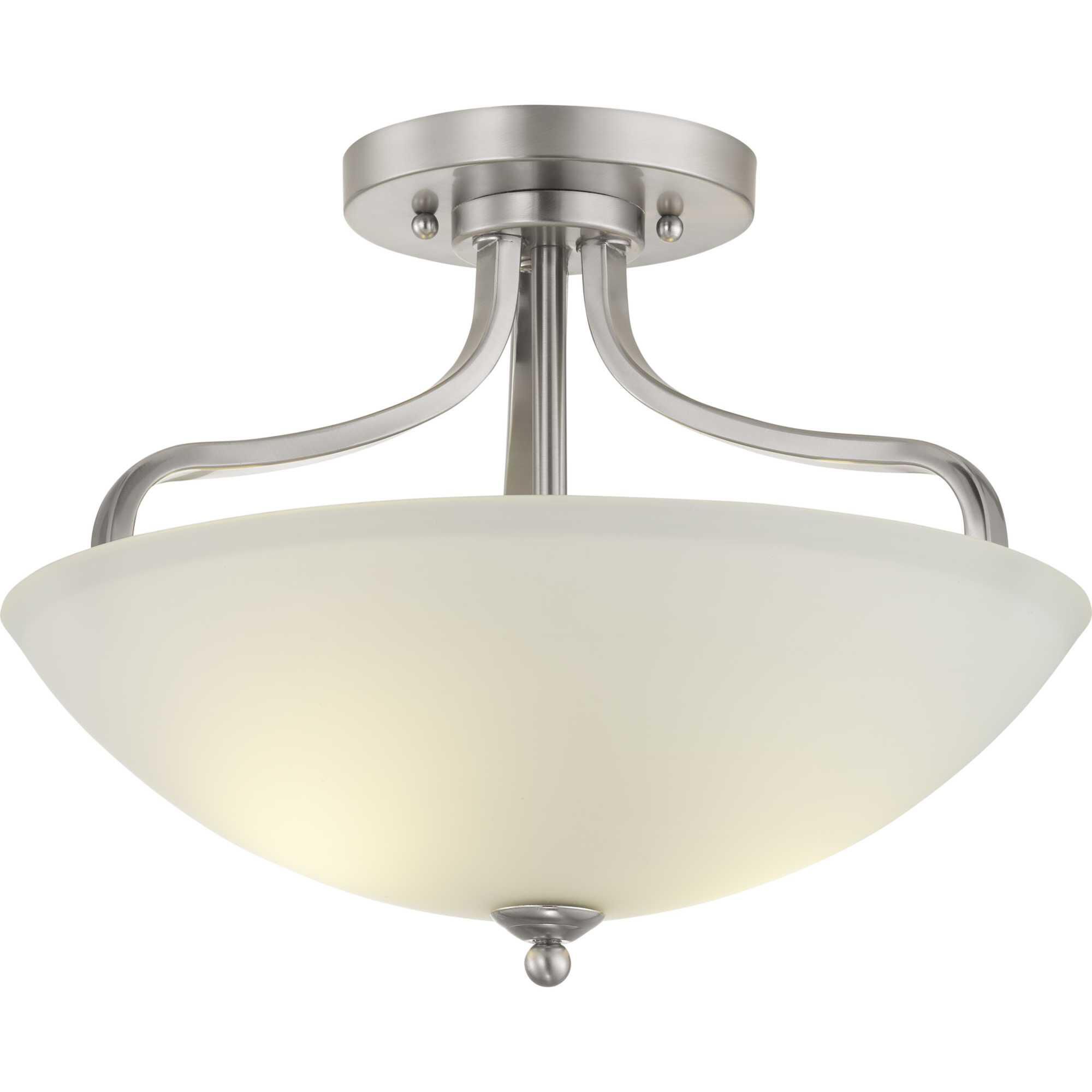 Laird 15 Inch 3 Light Semi Flush Mount by Progress Lighting