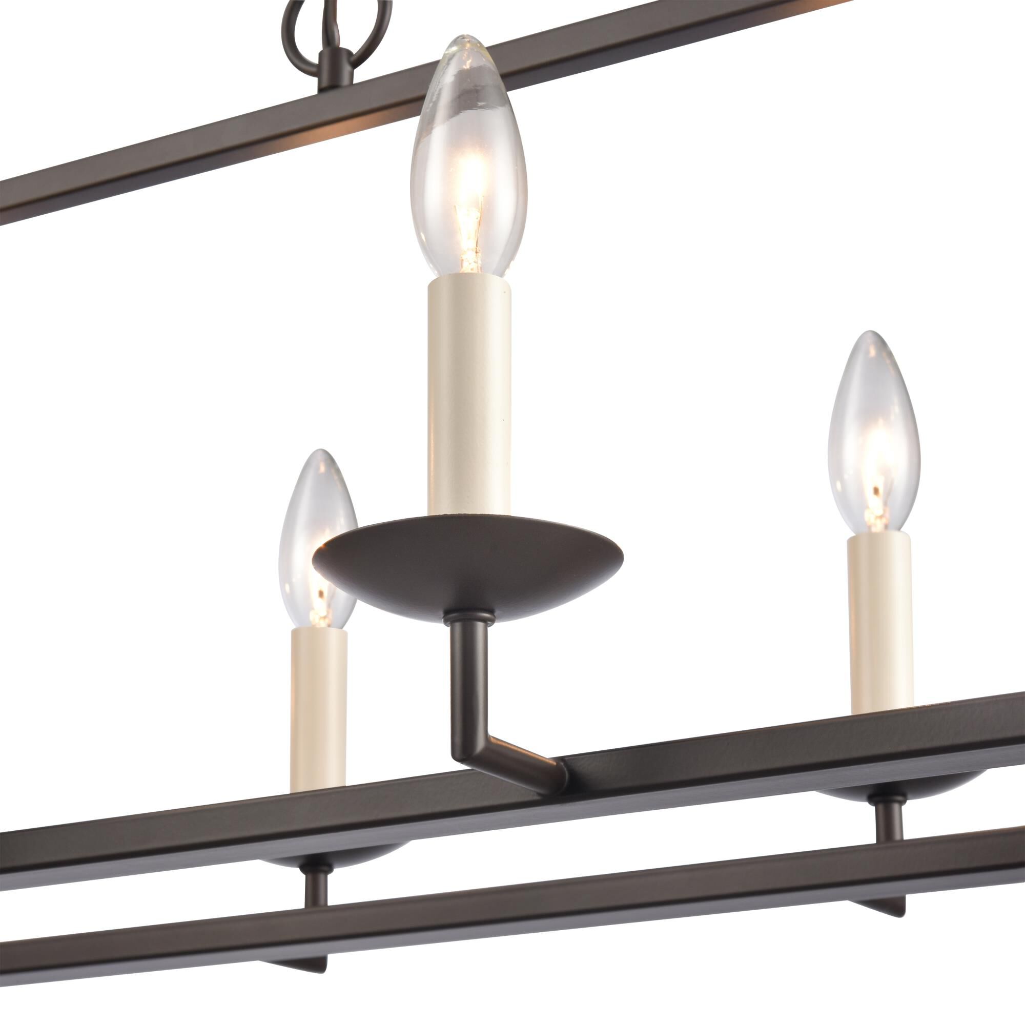 Joanie 34 Inch 6 Light Linear Suspension Light by ELK Lighting