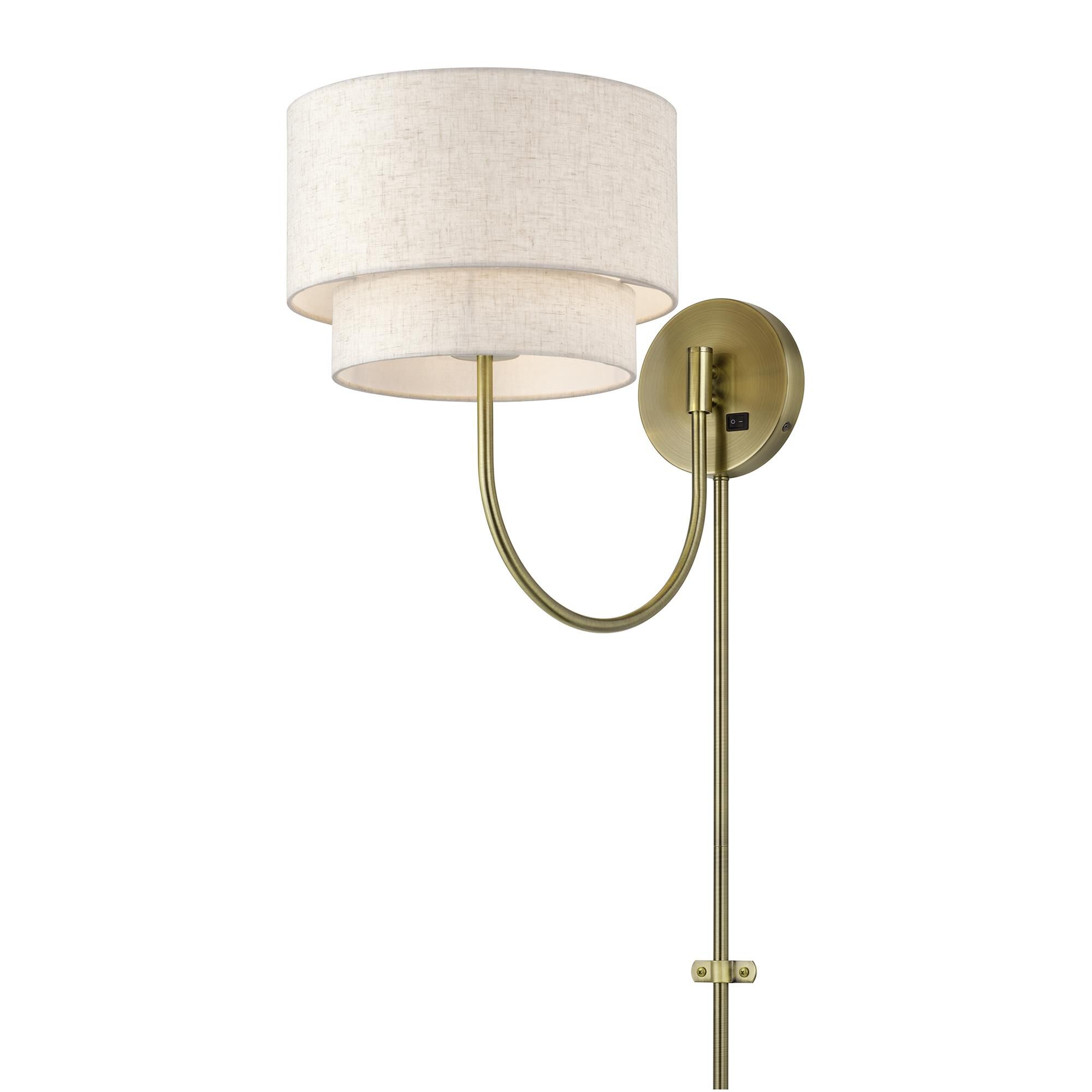 Manorwood 16 Inch Wall Swing Lamp by Livex Lighting