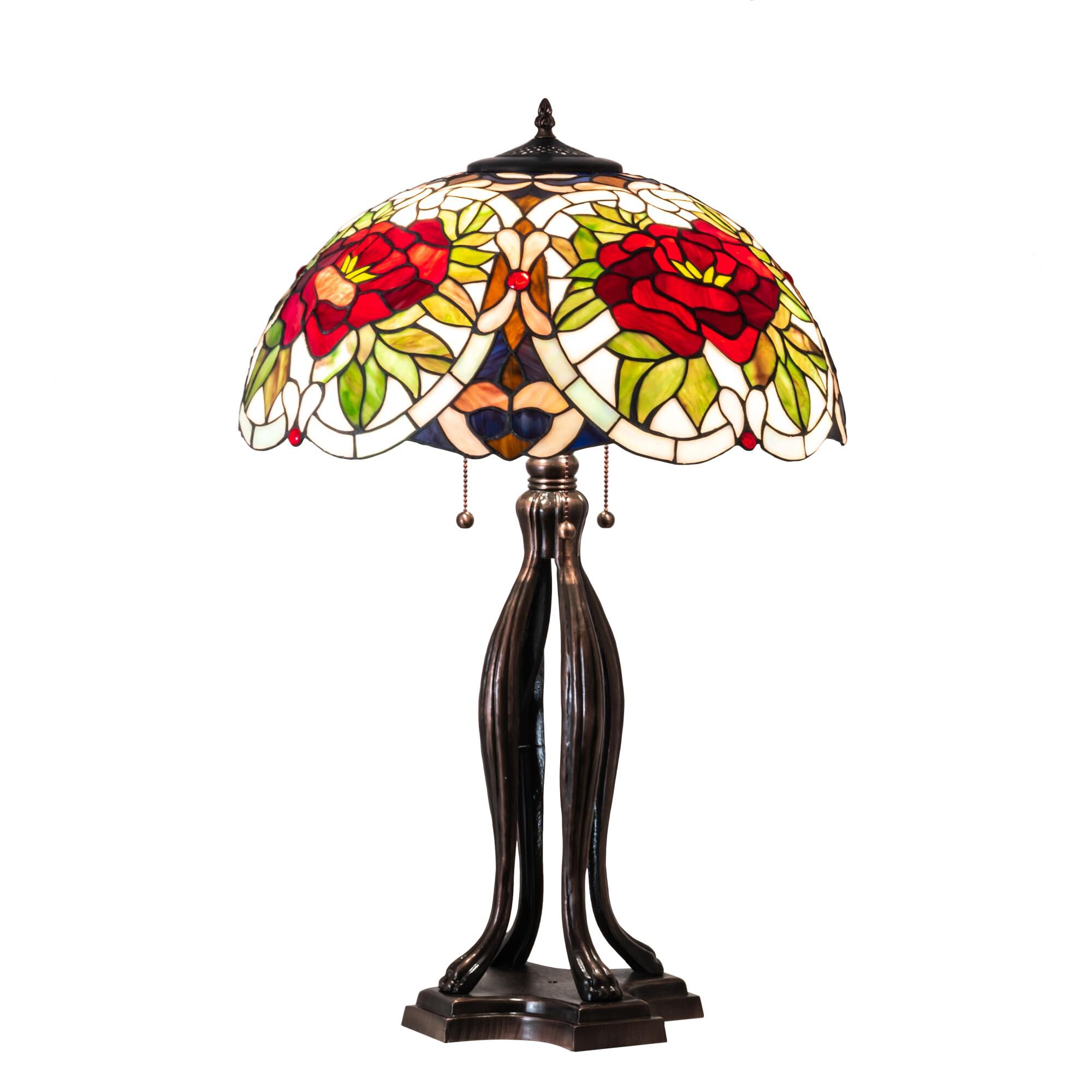 Renaissance Rose 30 Inch Table Lamp by Meyda Lighting