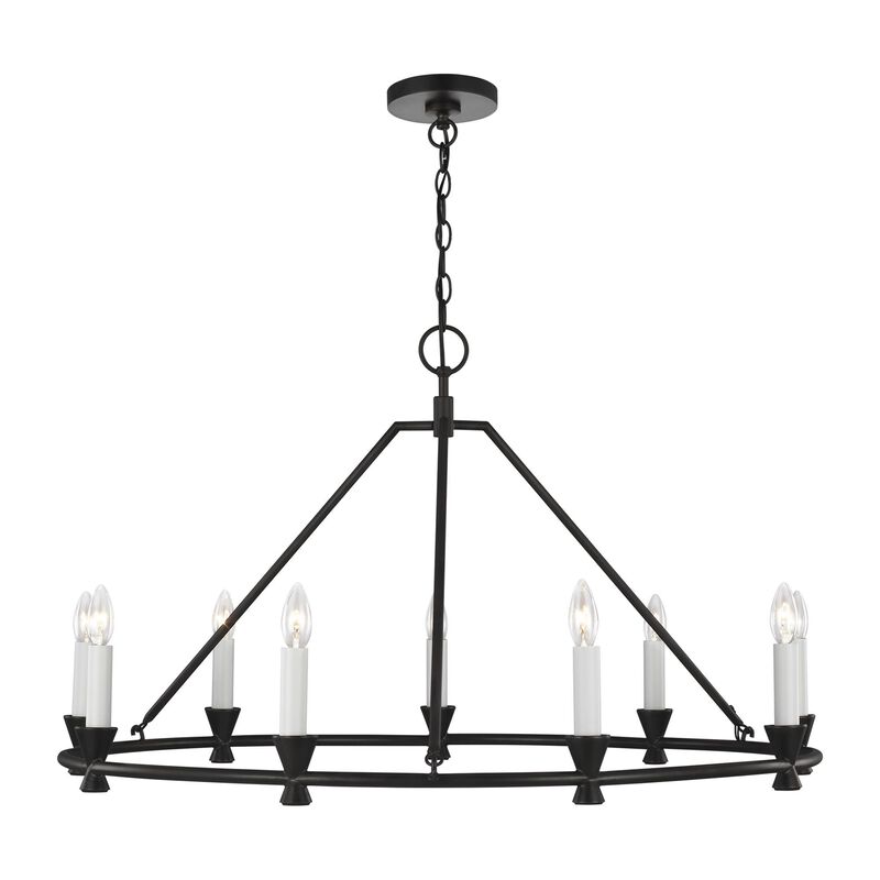 Chapman & Myers Keystone 9 Light Chandelier by Visual Comfort Studio Collection