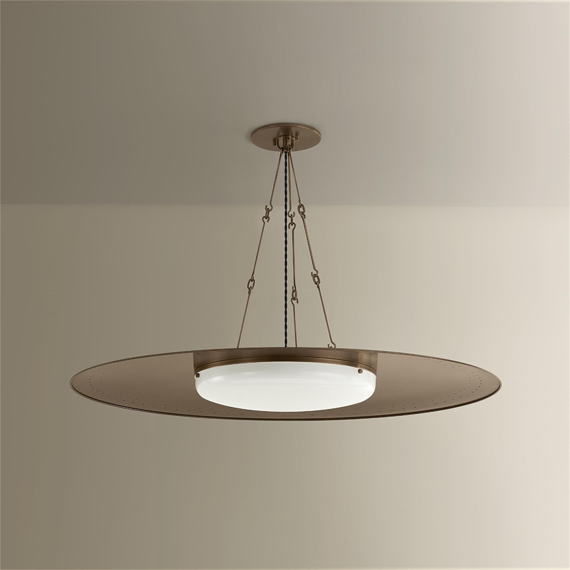 Shown in Historic Bronze finish and Opal Glossy glass