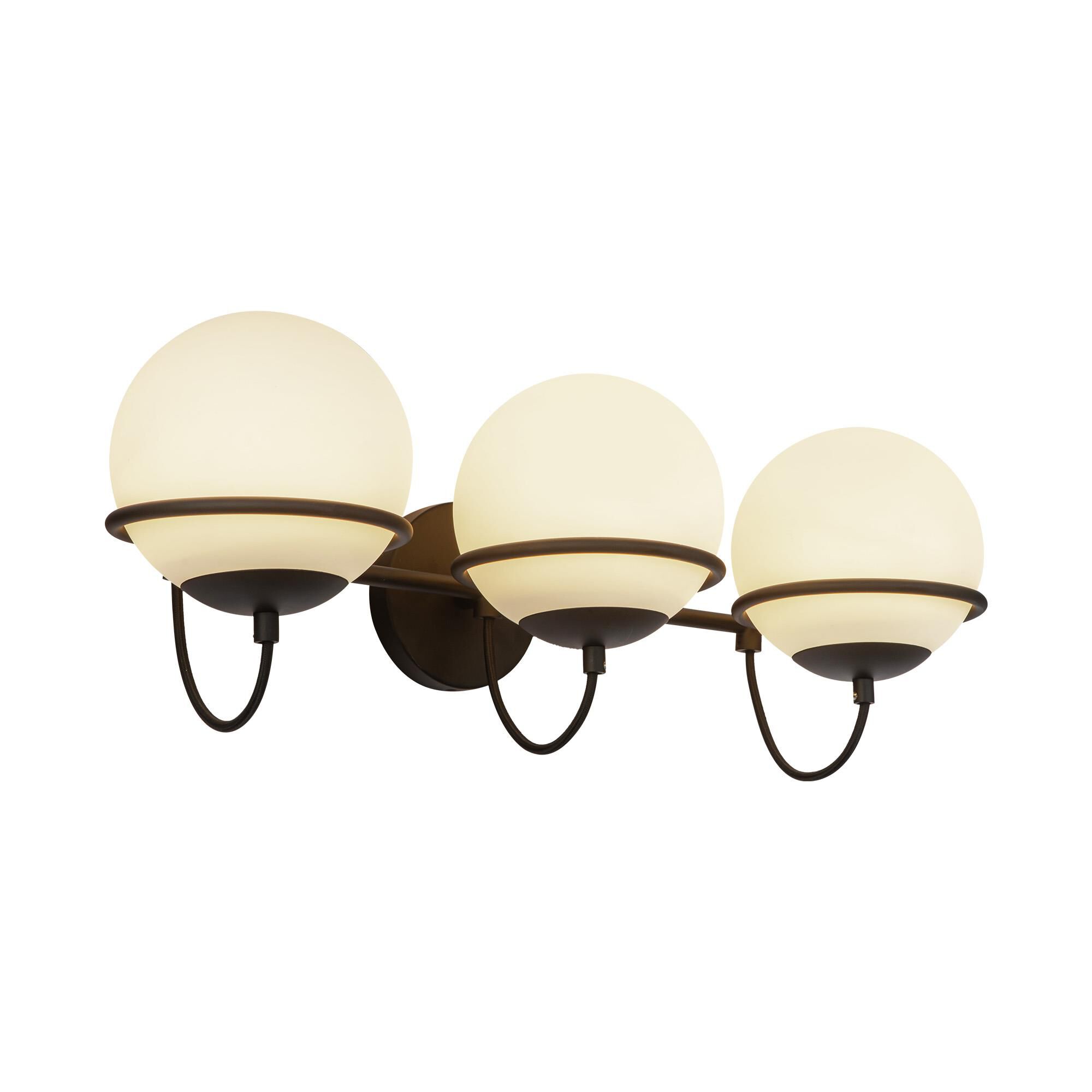 Shown in Aged Brass/Opal Glass|matte Black/Opal Glass finish and Opal glass and Opal Glass shade