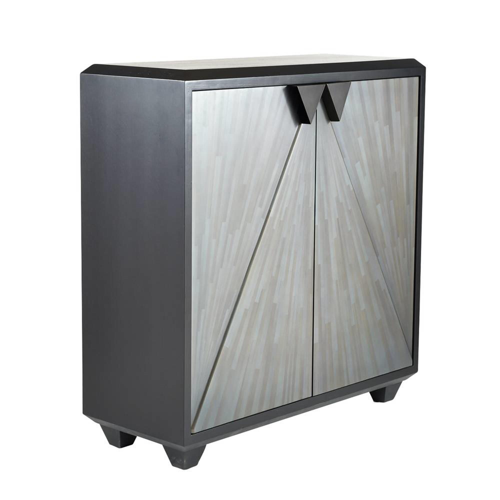 Shown in Gray Straw Marquetry finish