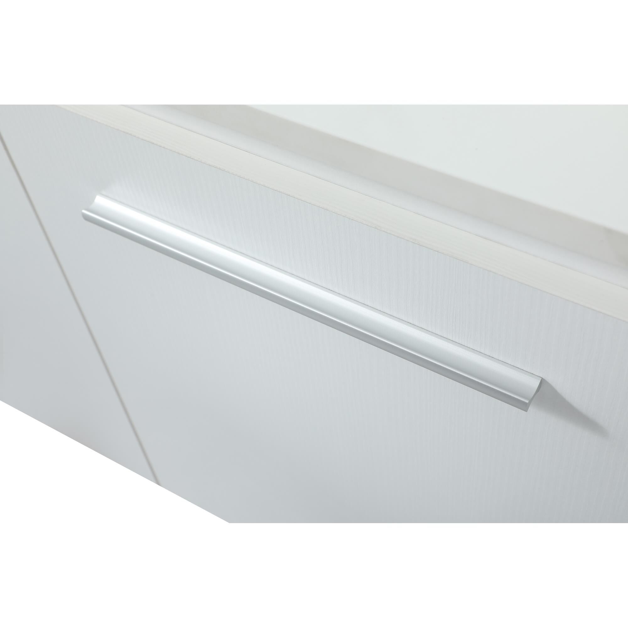 Shown in White finish