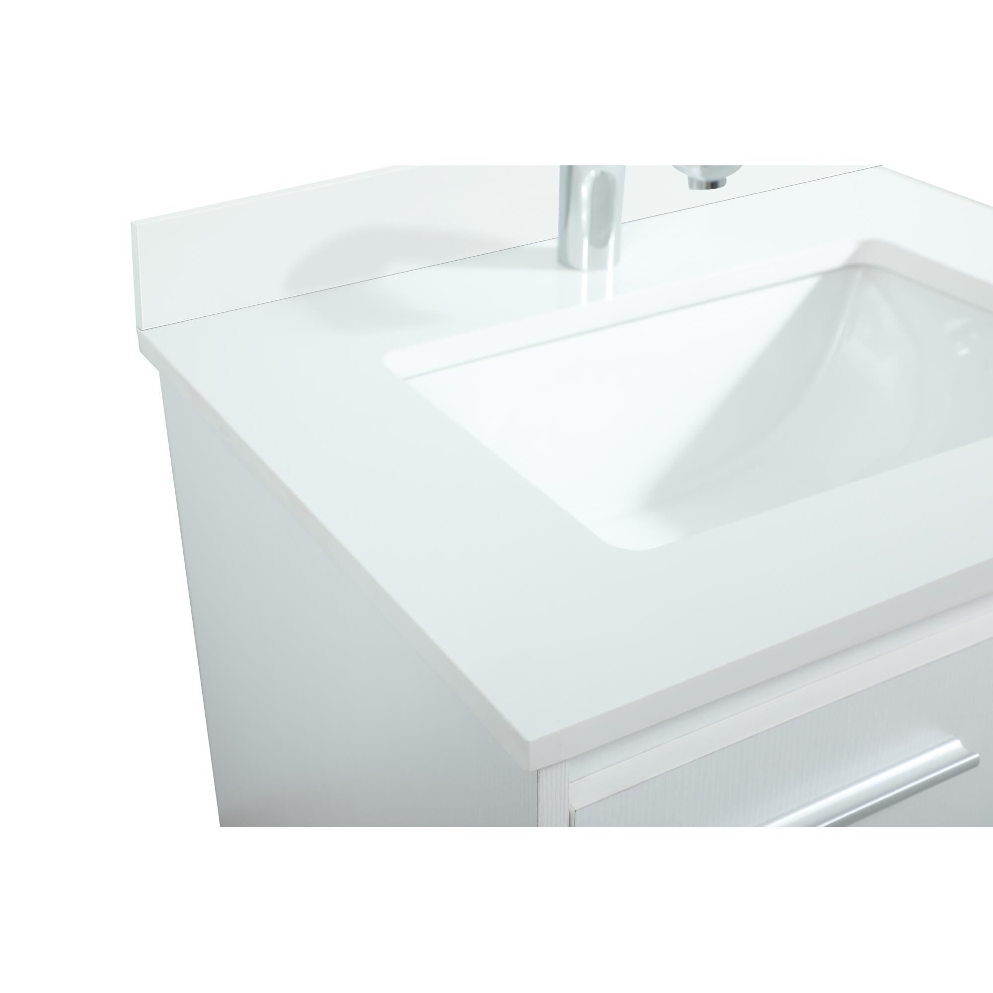 Shown in White finish