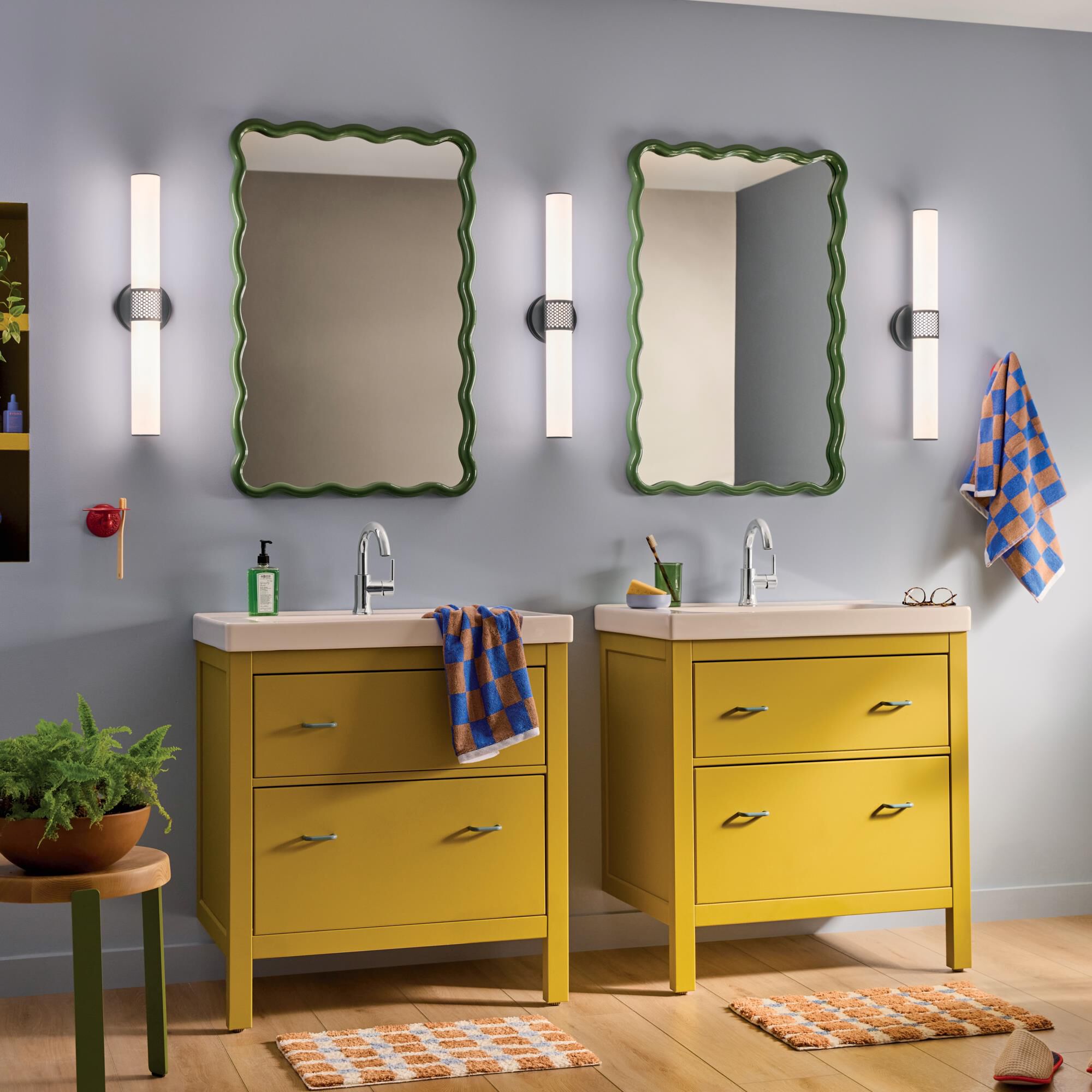 Shown in Black finish and Clear with Painted White Inside glass