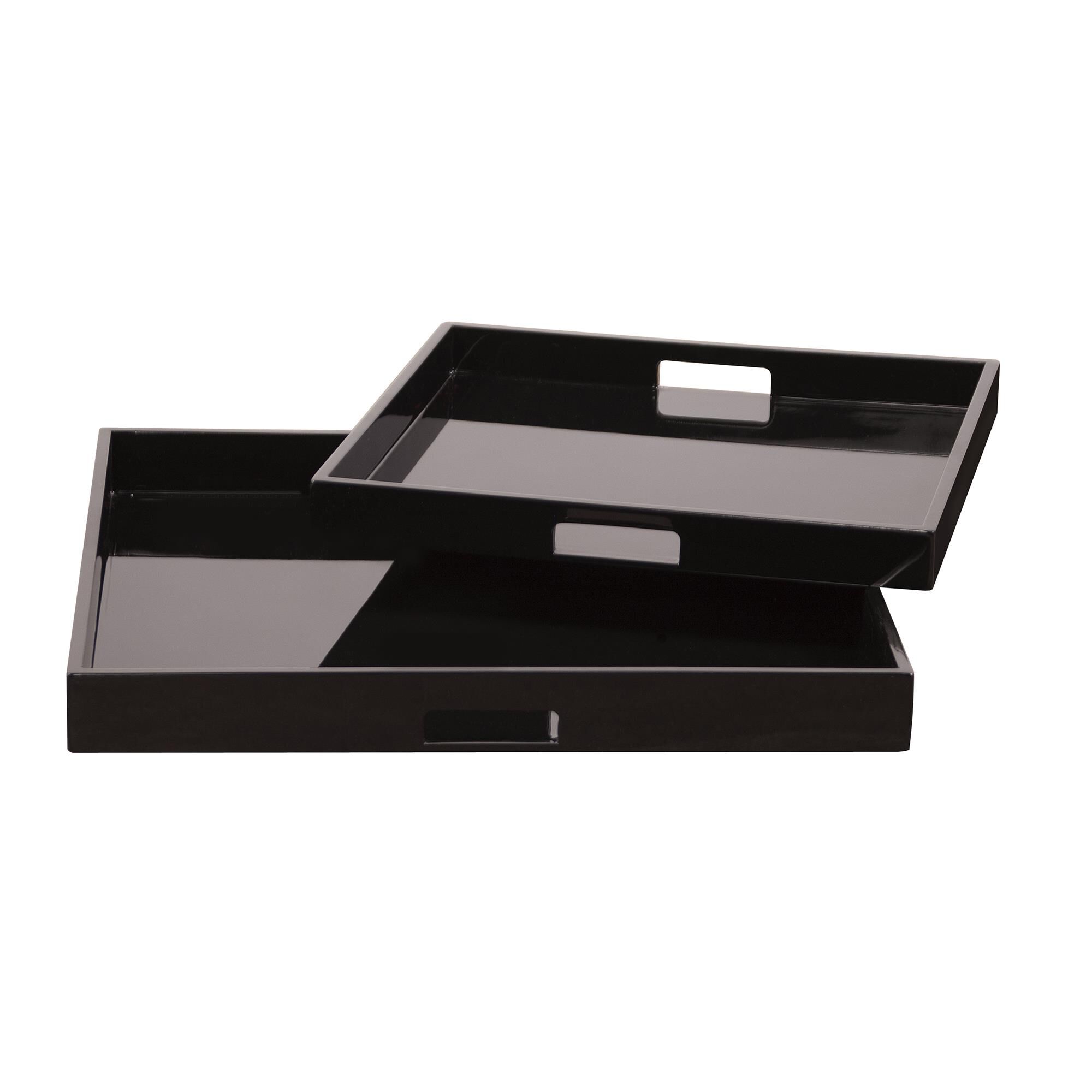 Lacquer Square Tray by Howard Elliott Collection
