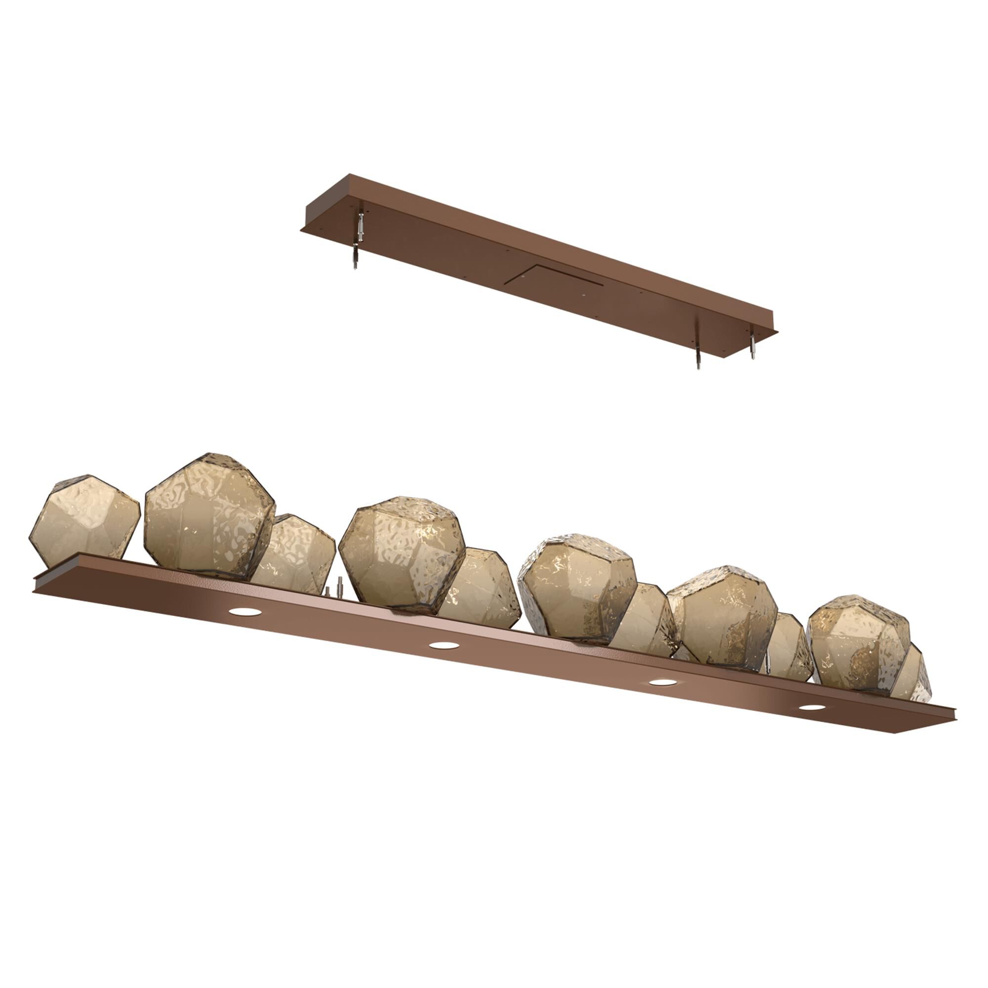 Shown in Burnished Bronze finish and Bronze glass