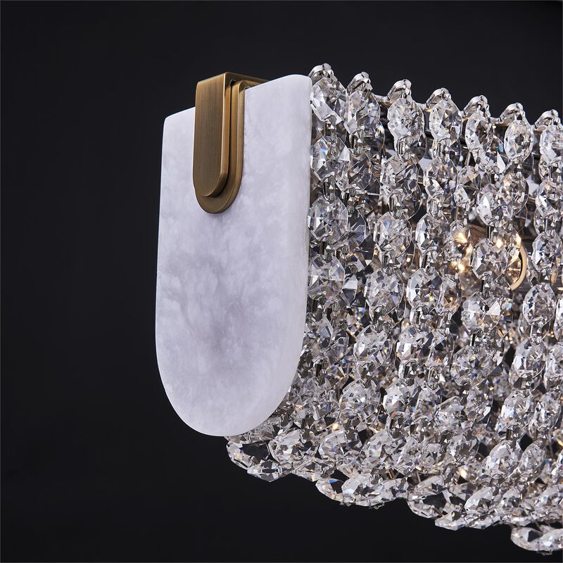 Durant Large Linear Chandelier by Allegri