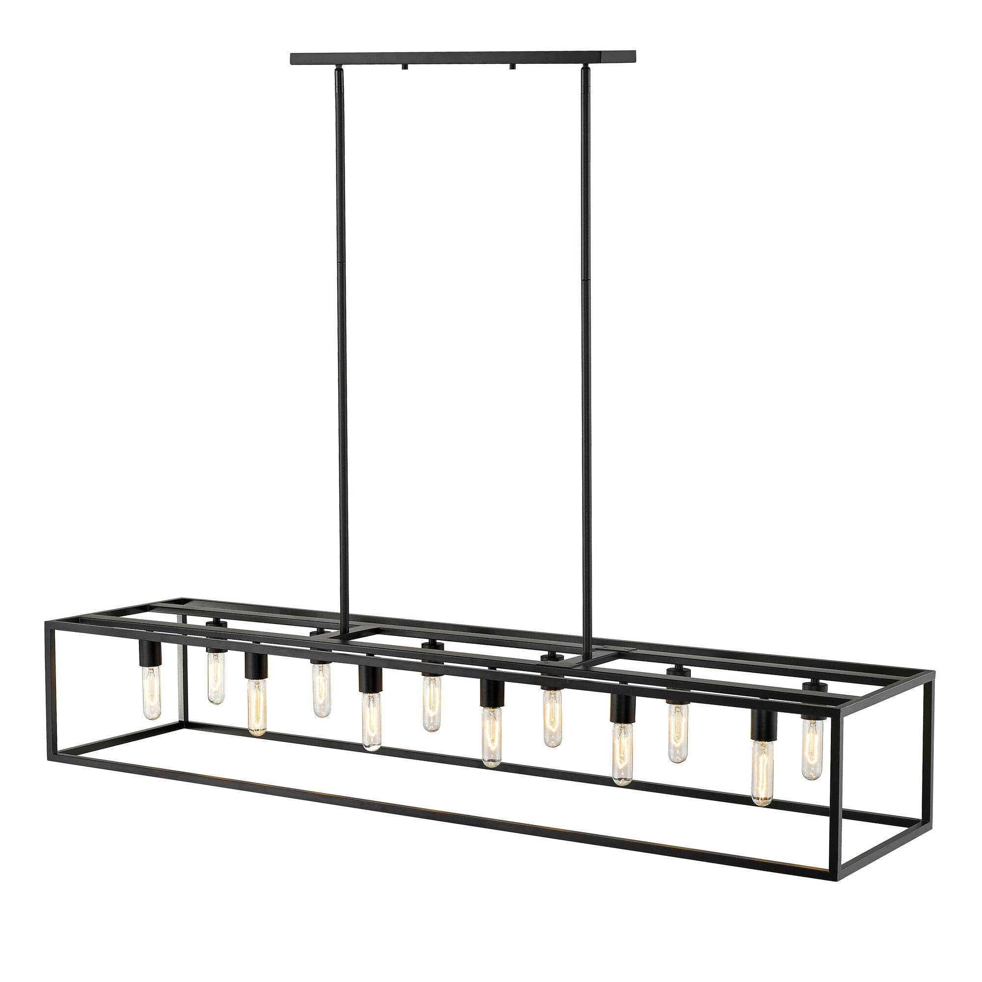 Shown in Matte Black finish and -- glass and -- shade