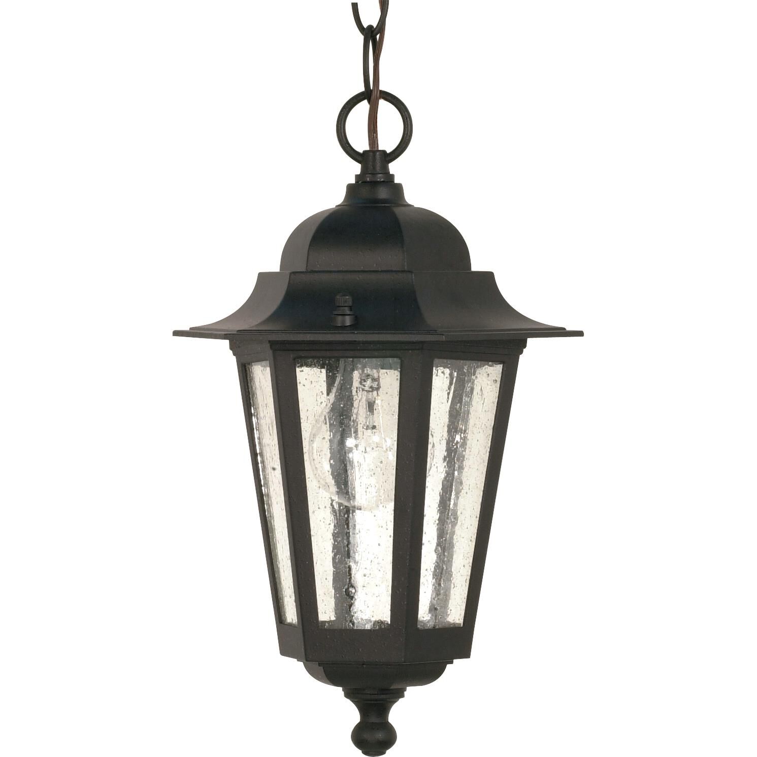 Nuvo Lighting Cornerstone 12 Inch Tall Outdoor Hanging Lantern