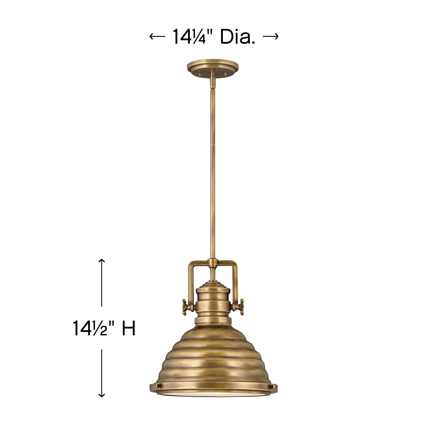 Hinkley Lighting Keating 14 Inch Large Pendant