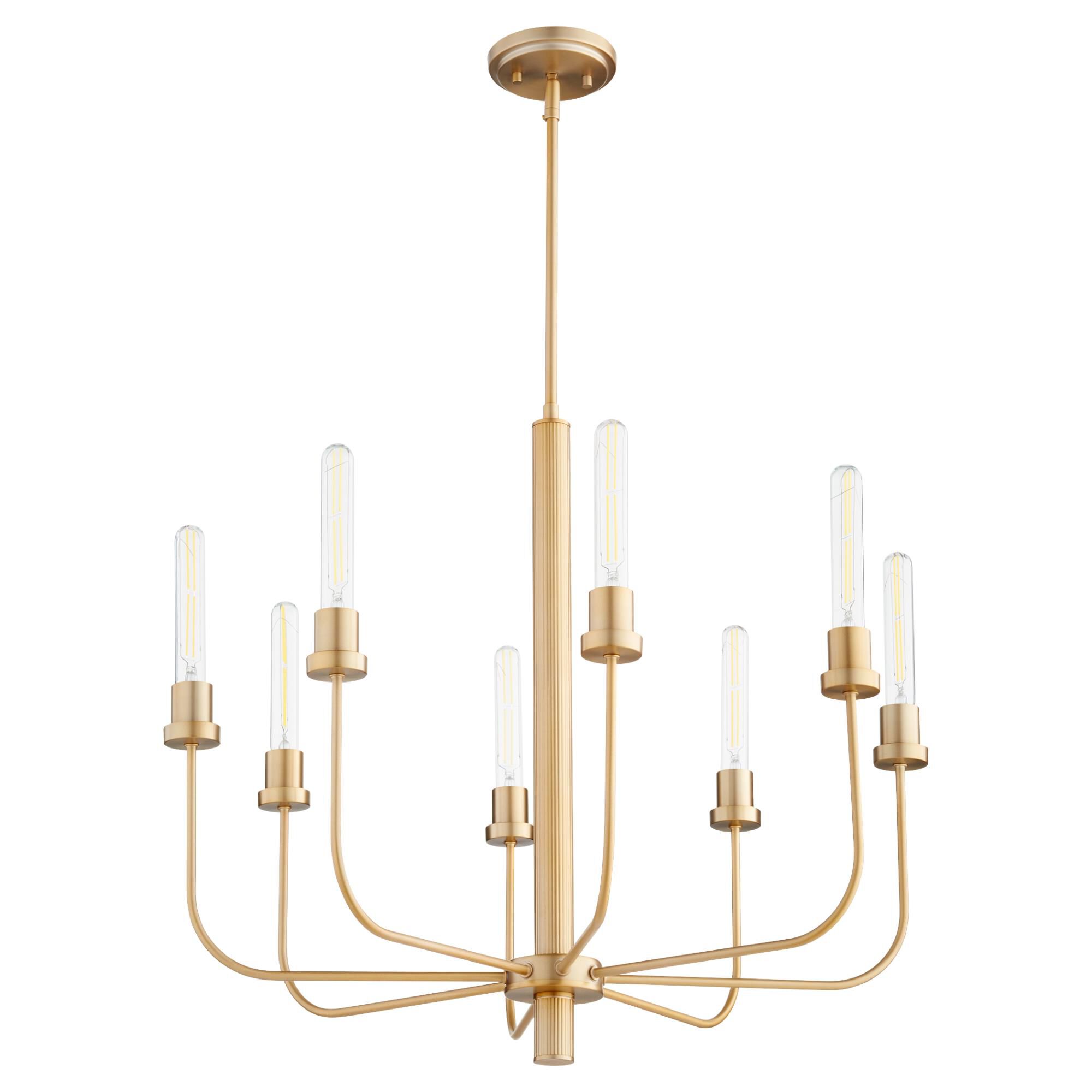 Sheridan 28 Inch 8 Light Chandelier by Quorum International