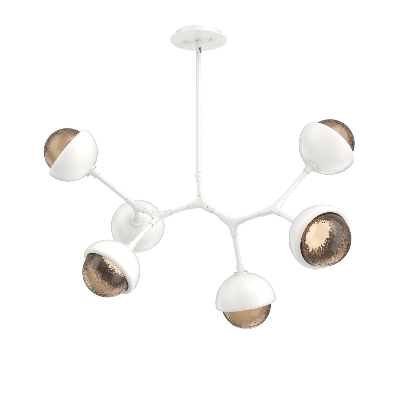 Levi Wilson Cabochon 31 Inch Linear Suspension Light by Hammerton Studio