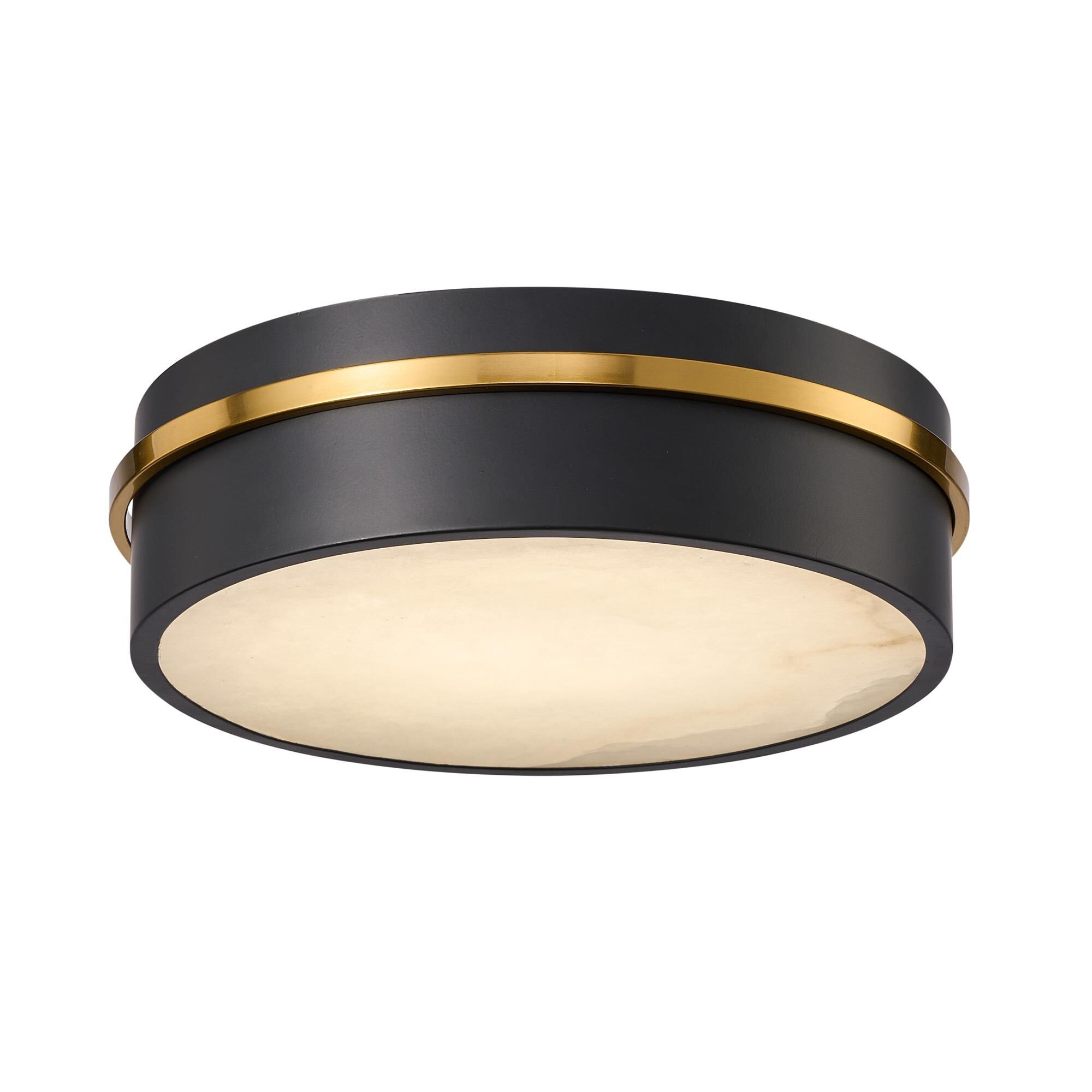 Shown in Black and Brass finish