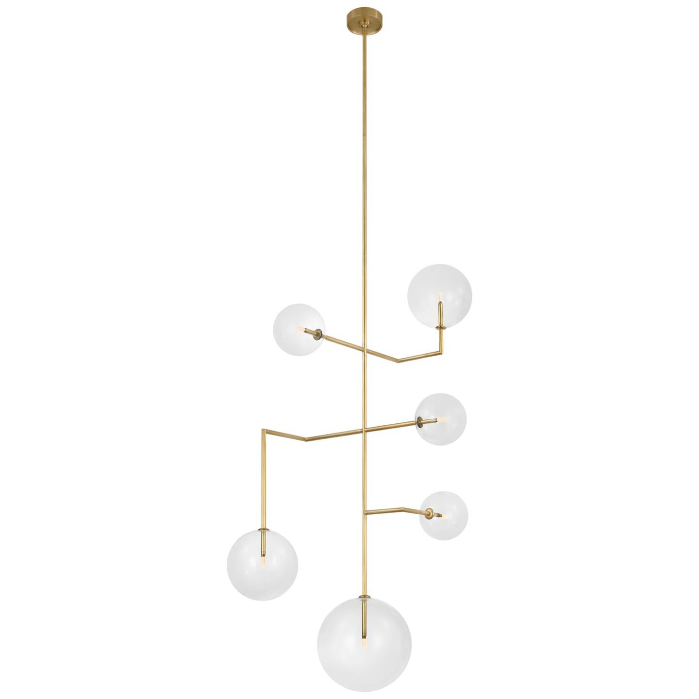 Aerin Linnea 26 Inch Multi Light Pendant by Visual Comfort Signature Collection